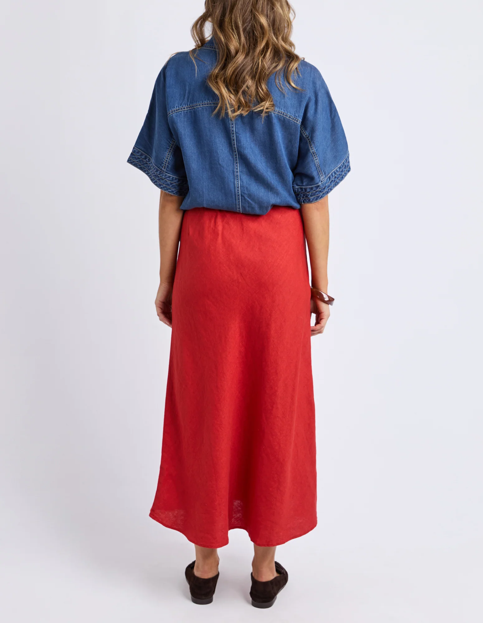Eleni Skirt Cranberry - Image 3