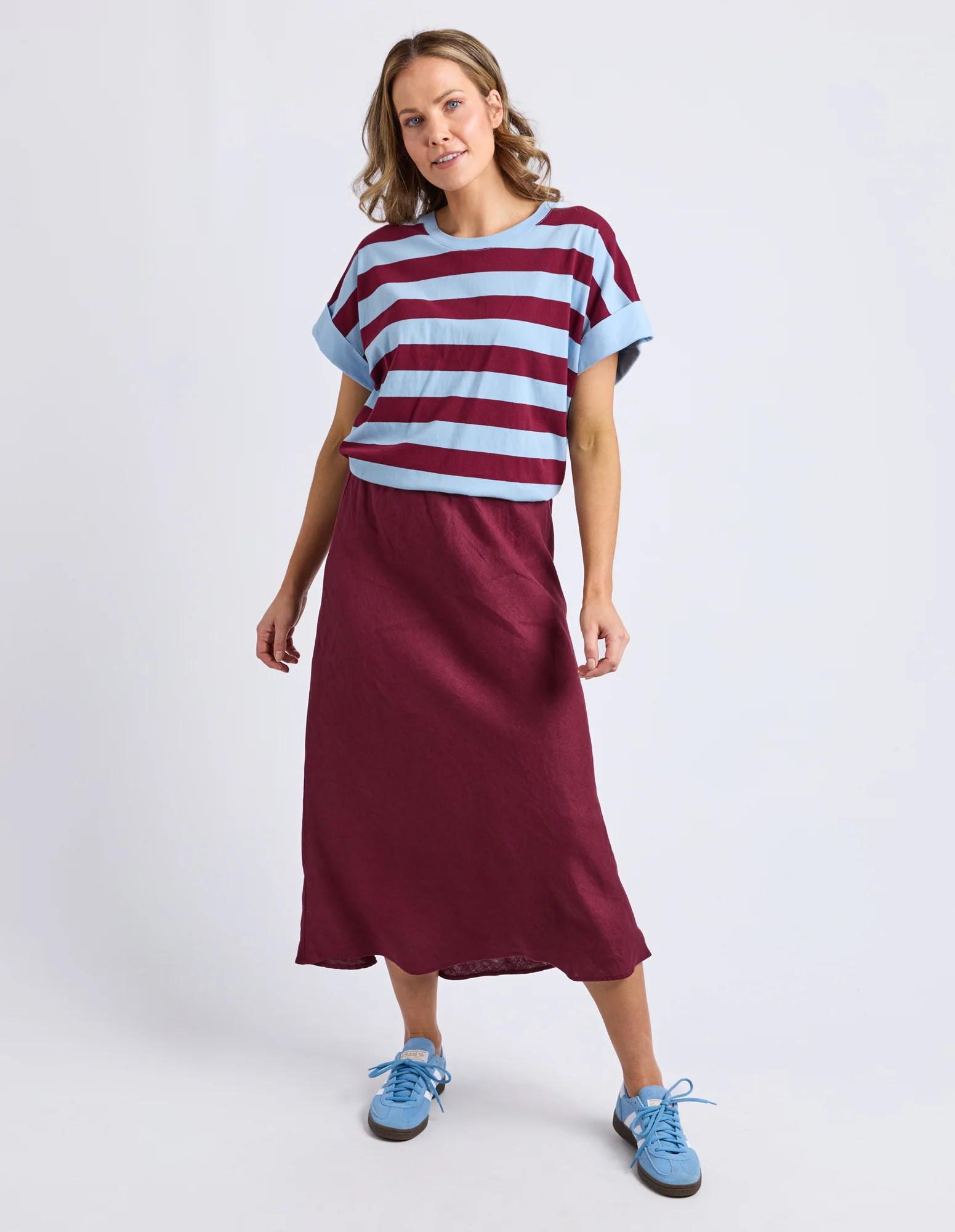 Eleni Skirt Plum - Image 3