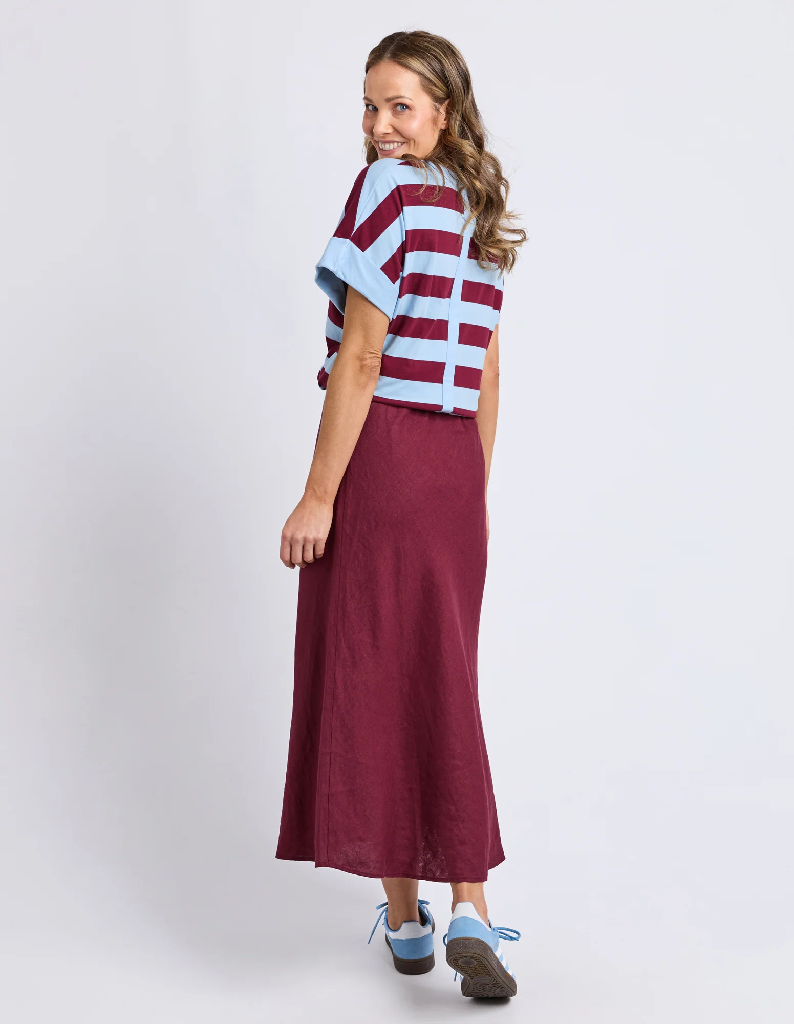 Eleni Skirt Plum - Image 4