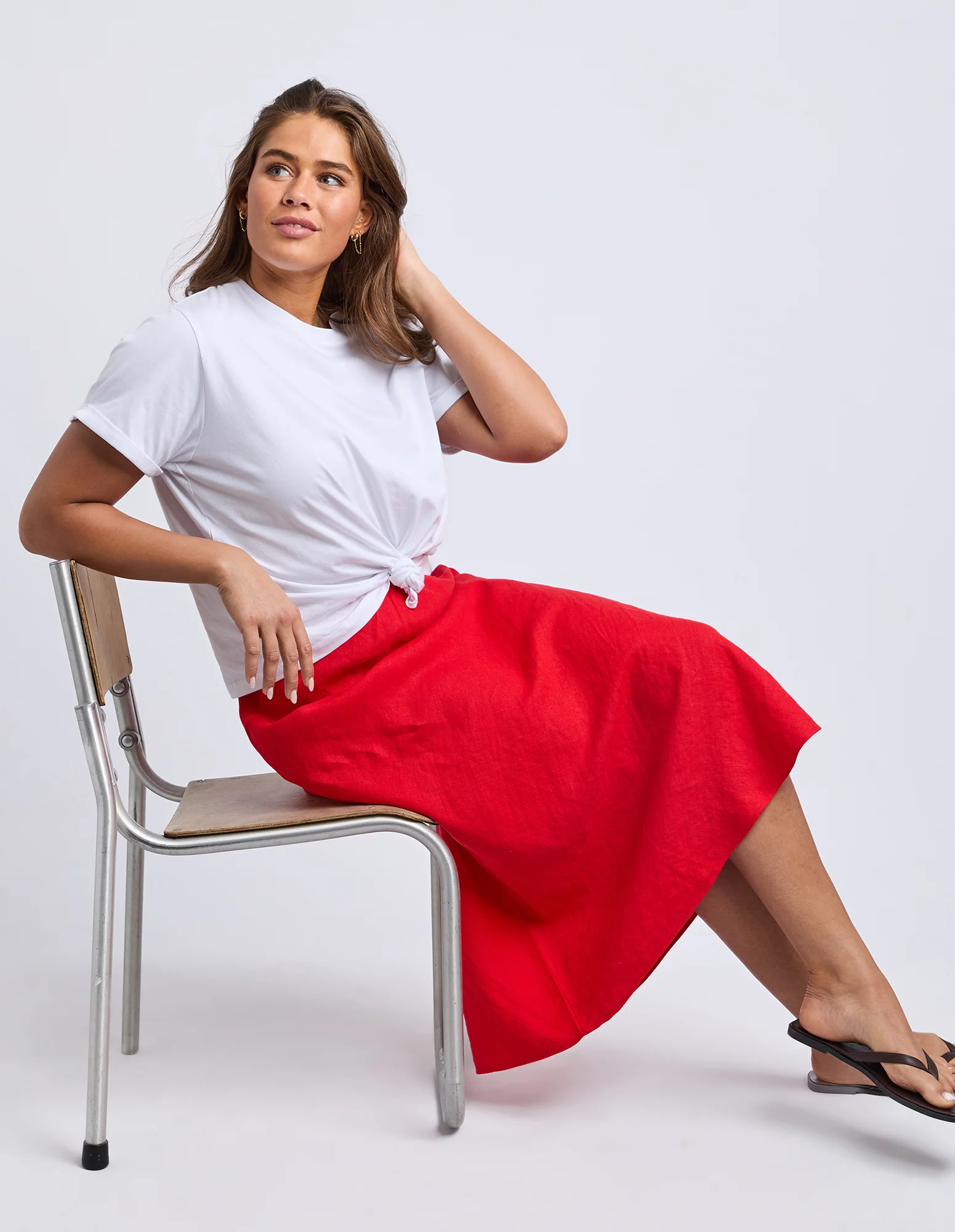 Eleni Skirt Poppy - Image 6