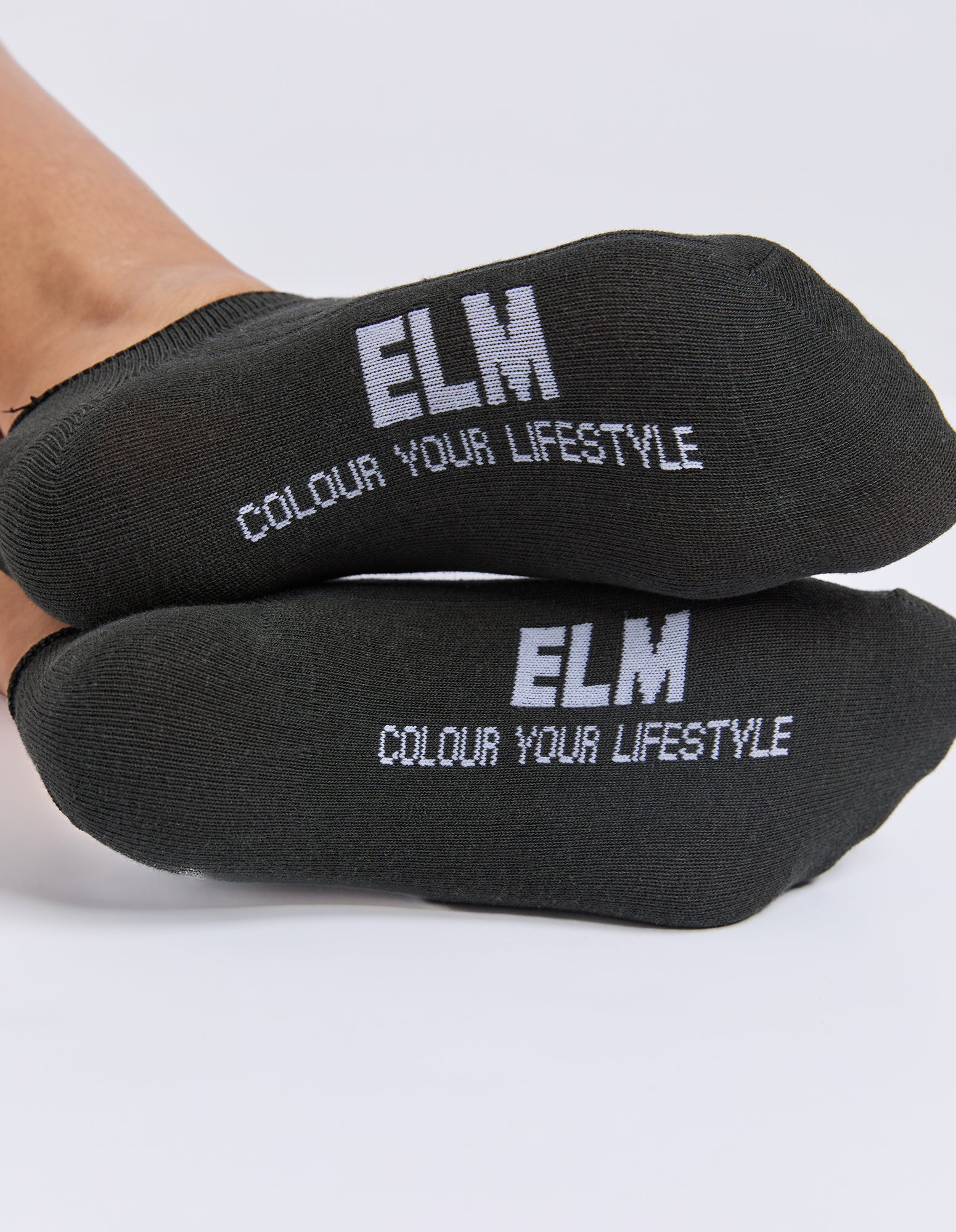 Elm Rib No Show Sock Khaki - Image 5