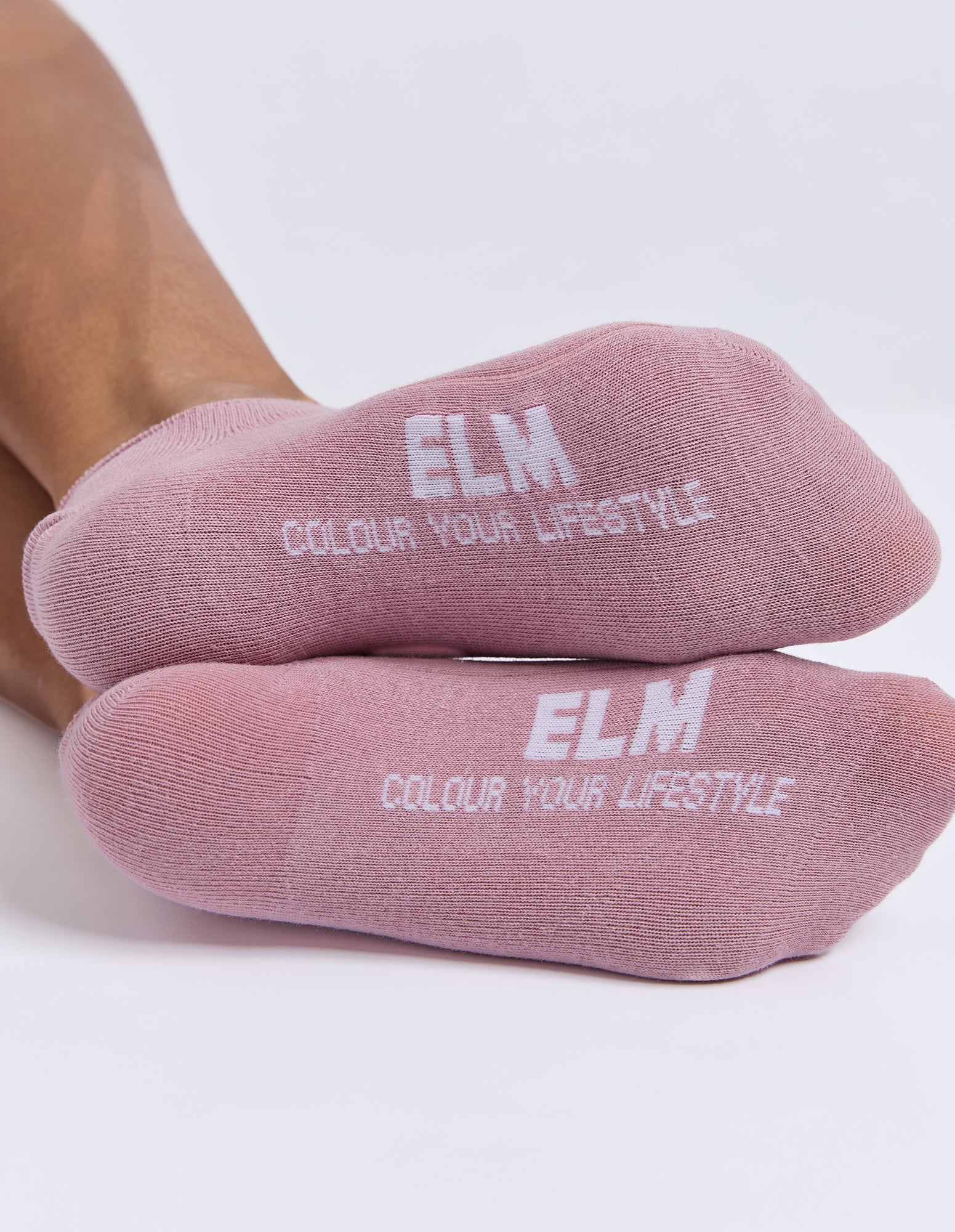 Elm Rib No Show Sock Khaki - Image 6