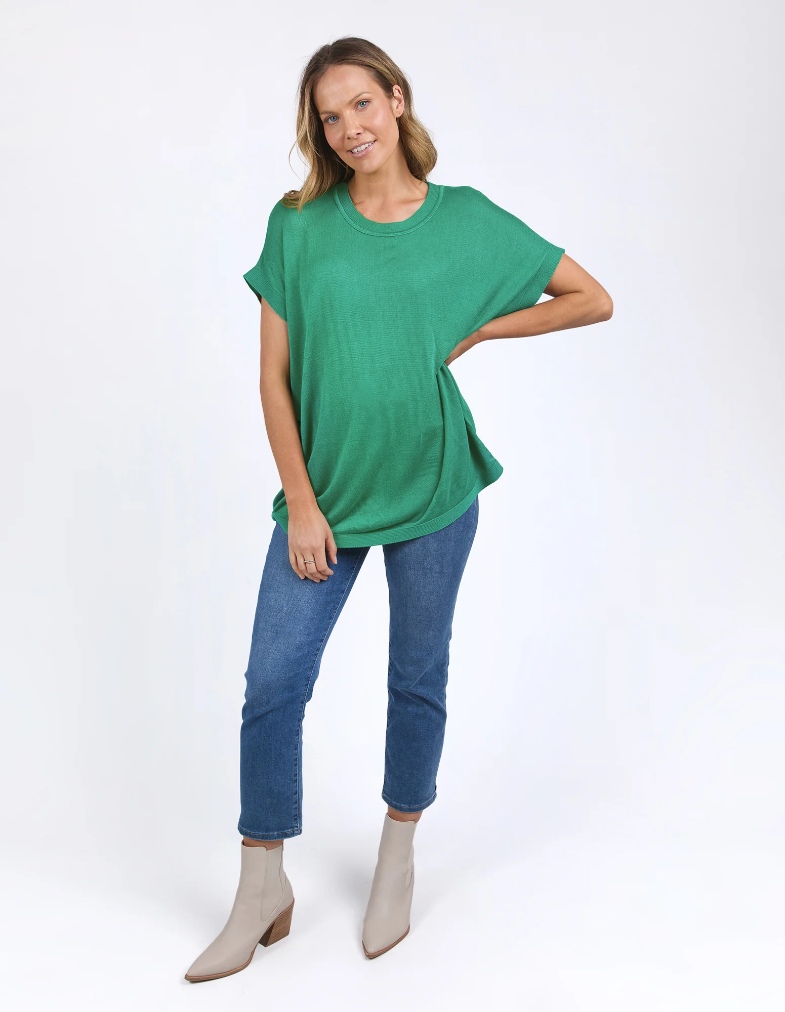 Elsie Knit Gumdrop Green - Image 3
