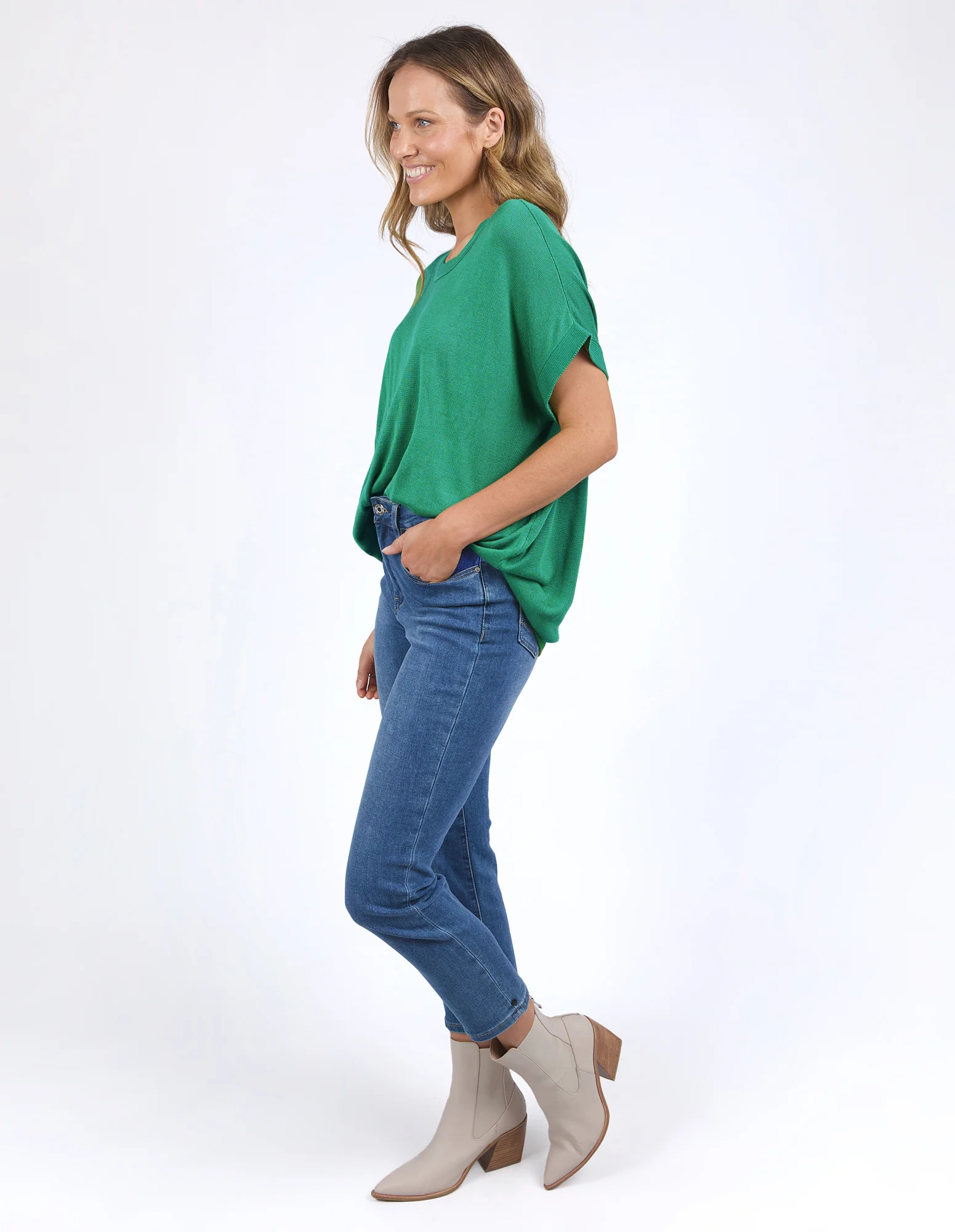 Elsie Knit Gumdrop Green - Image 7