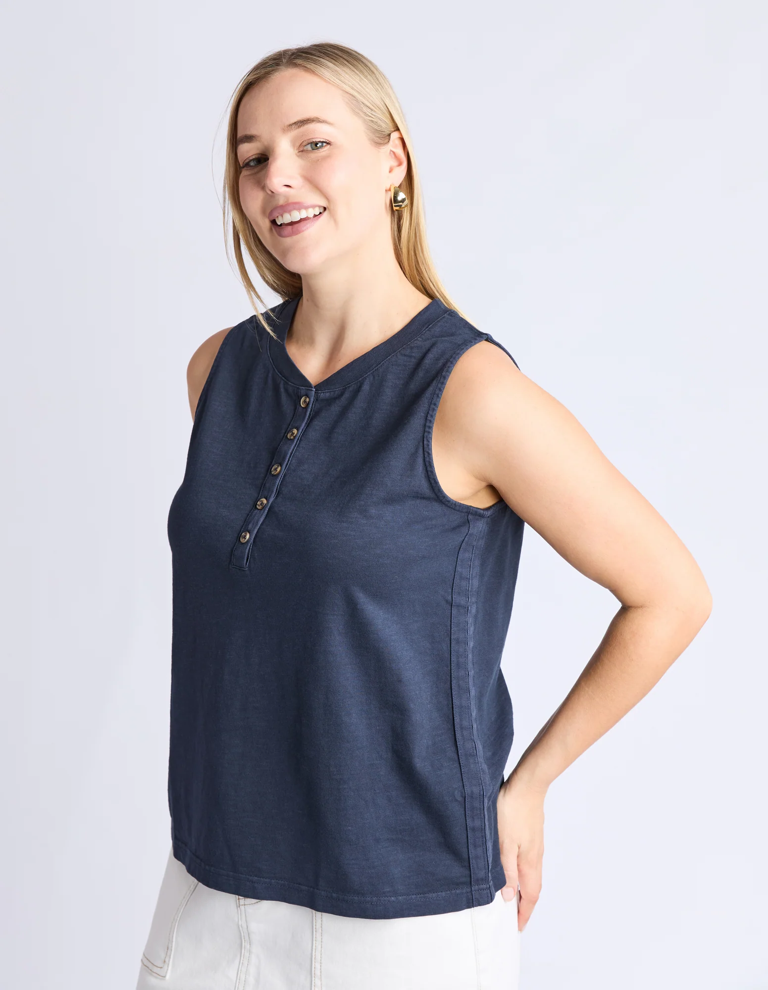 Elysian Tank Navy - Image 4