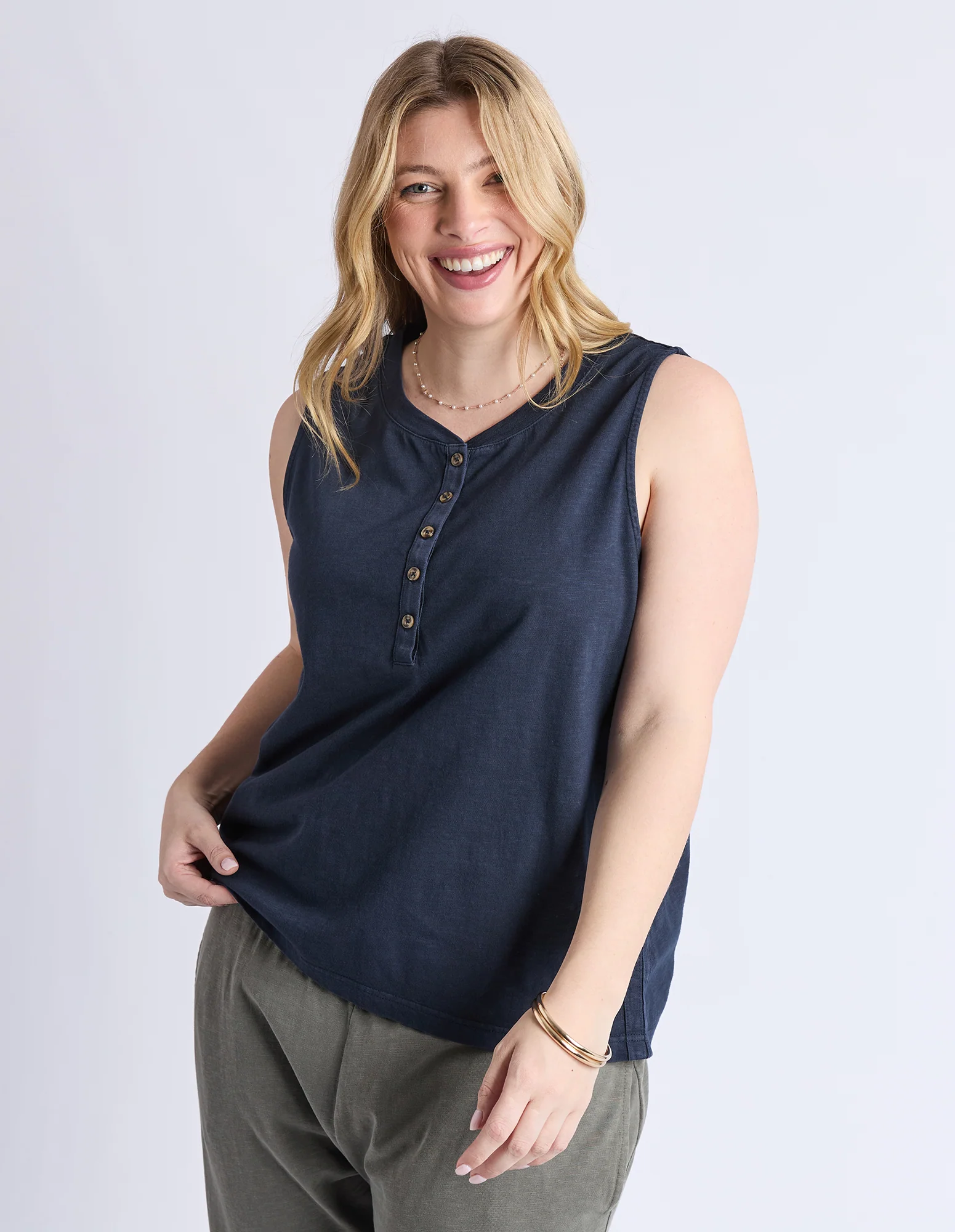 Elysian Tank Navy - Image 7