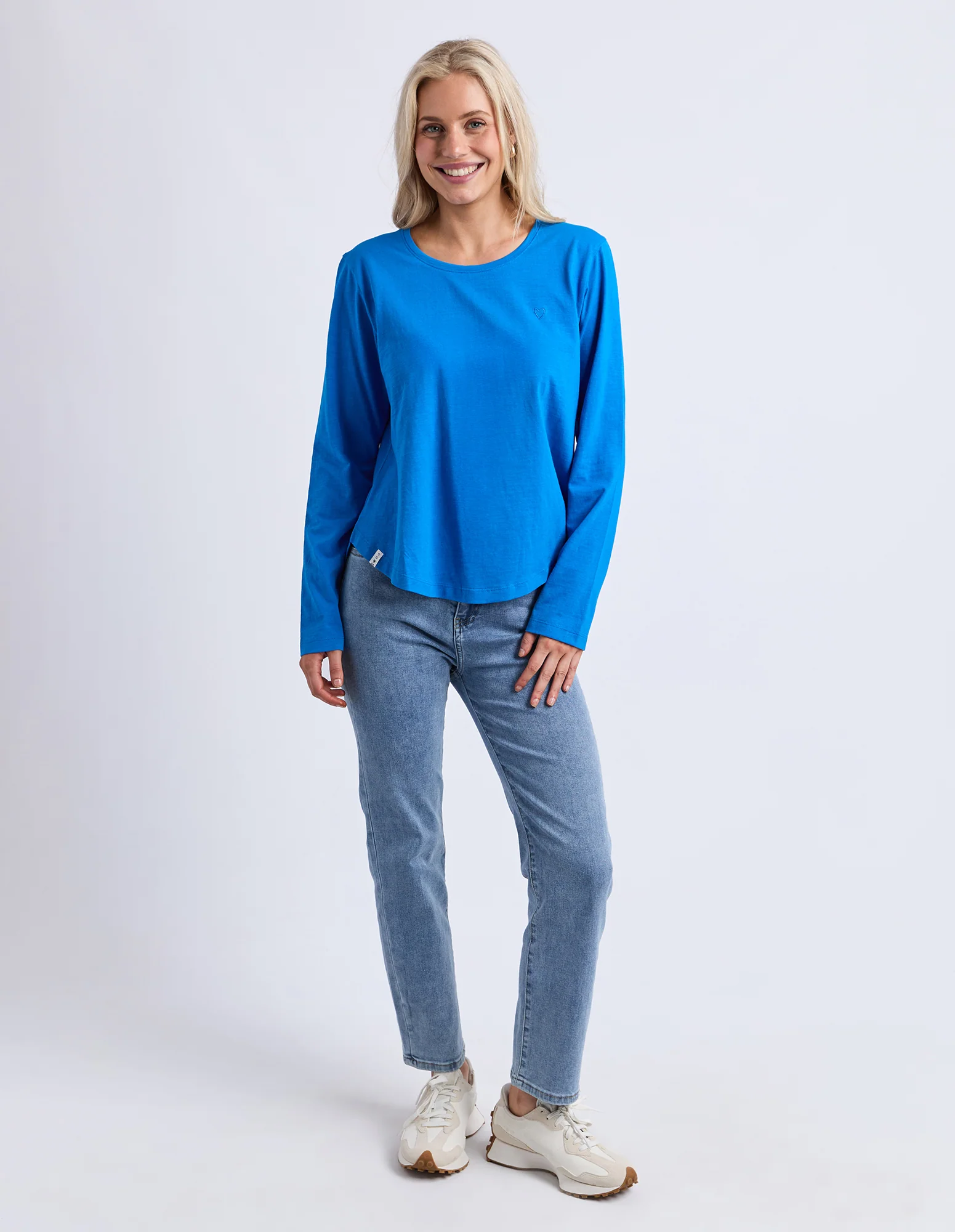 Everyday Long Sleeve Tee Royal Blue - Image 2