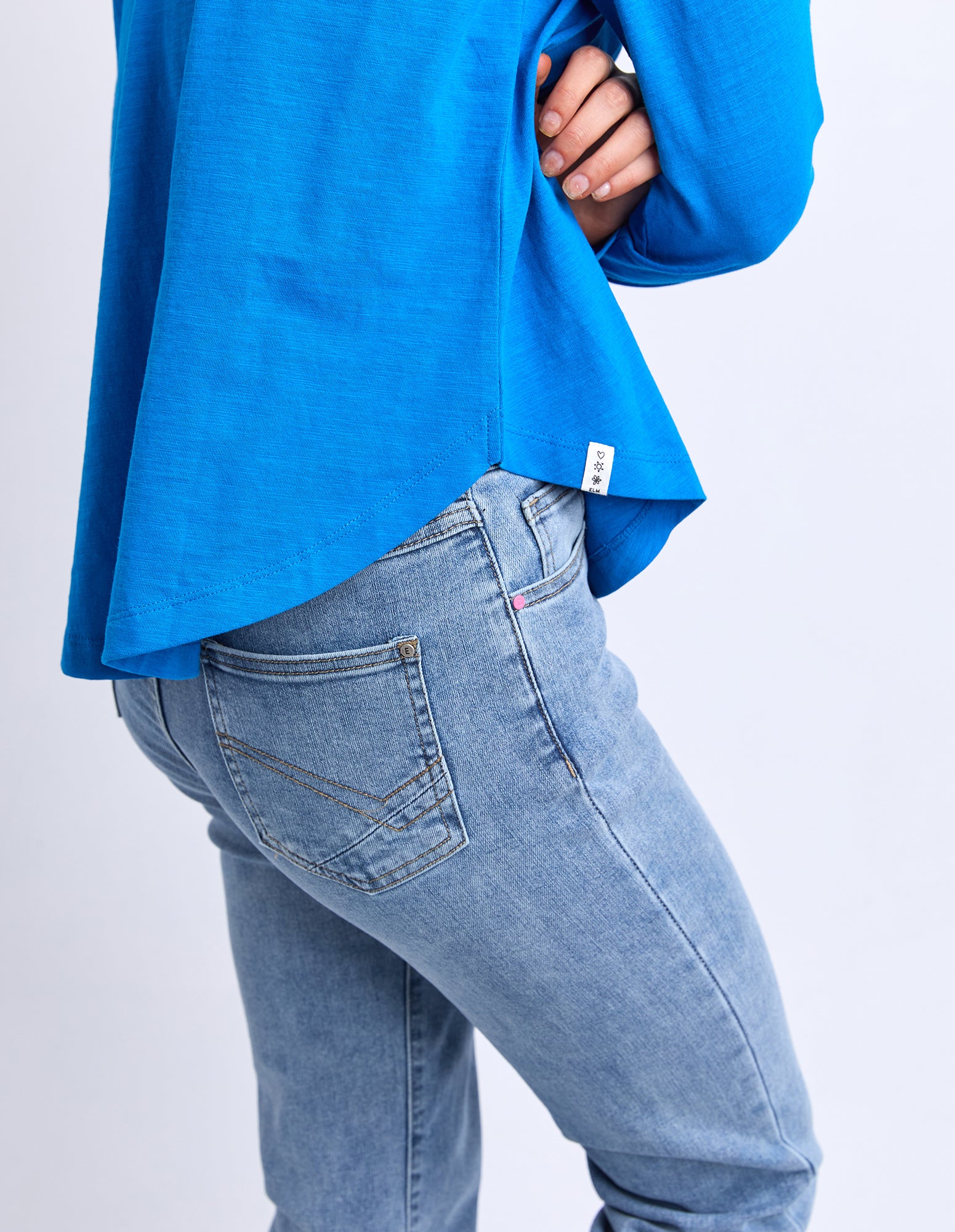 Everyday Long Sleeve Tee Royal Blue - Image 5