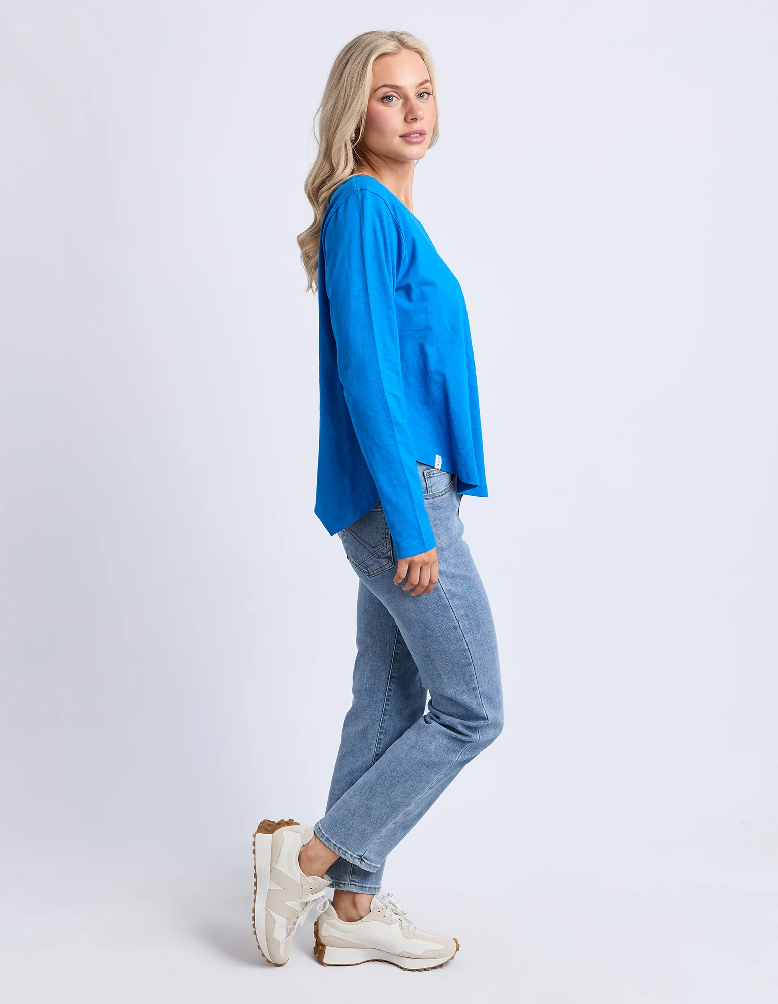 Everyday Long Sleeve Tee Royal Blue - Image 6