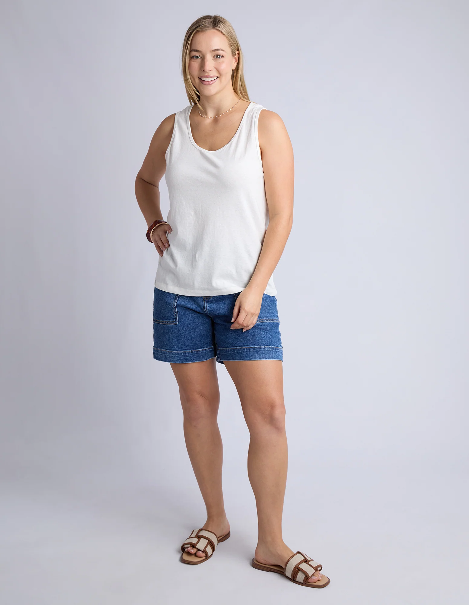 Evie Tank White - Image 5