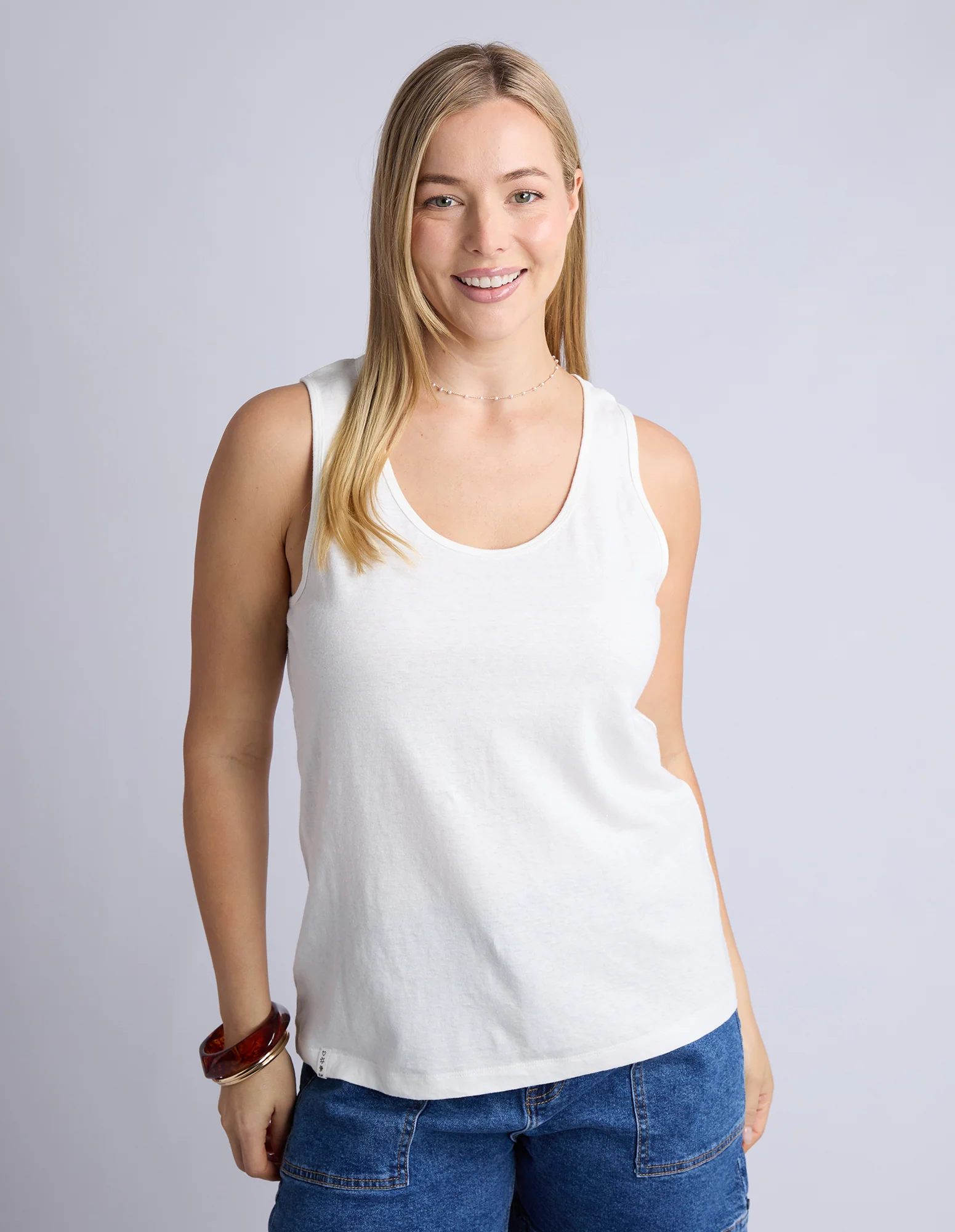 Evie Tank White - Image 6