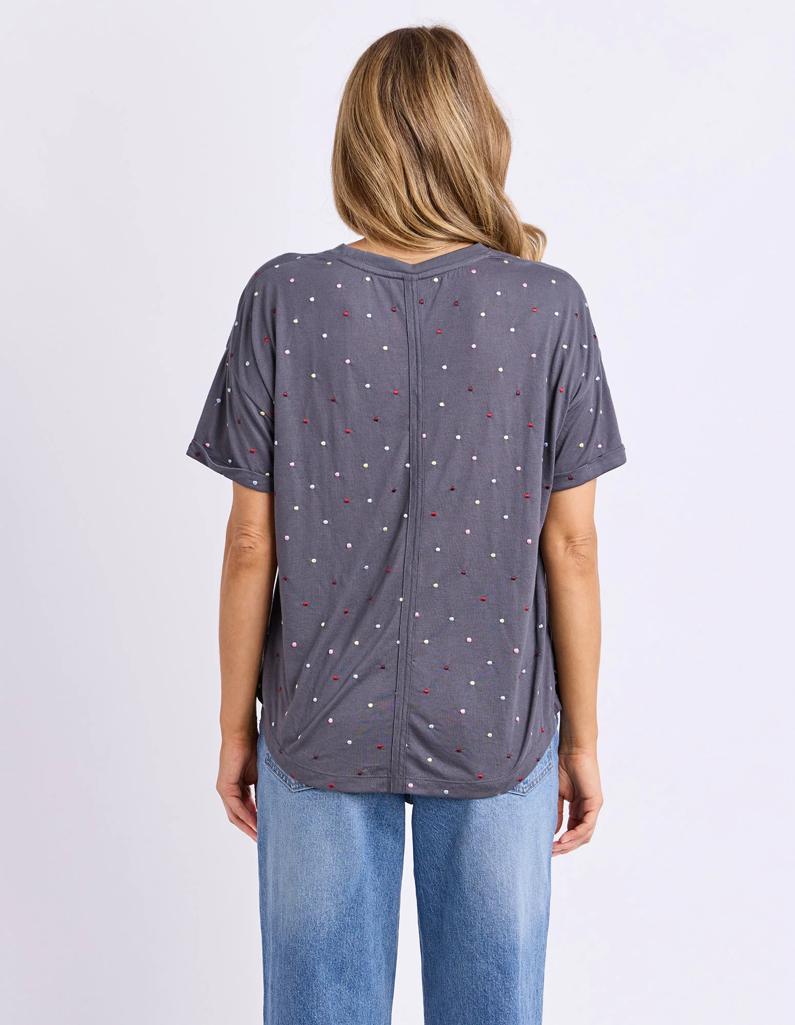 Festive Spot Tee Charcoal - Image 5