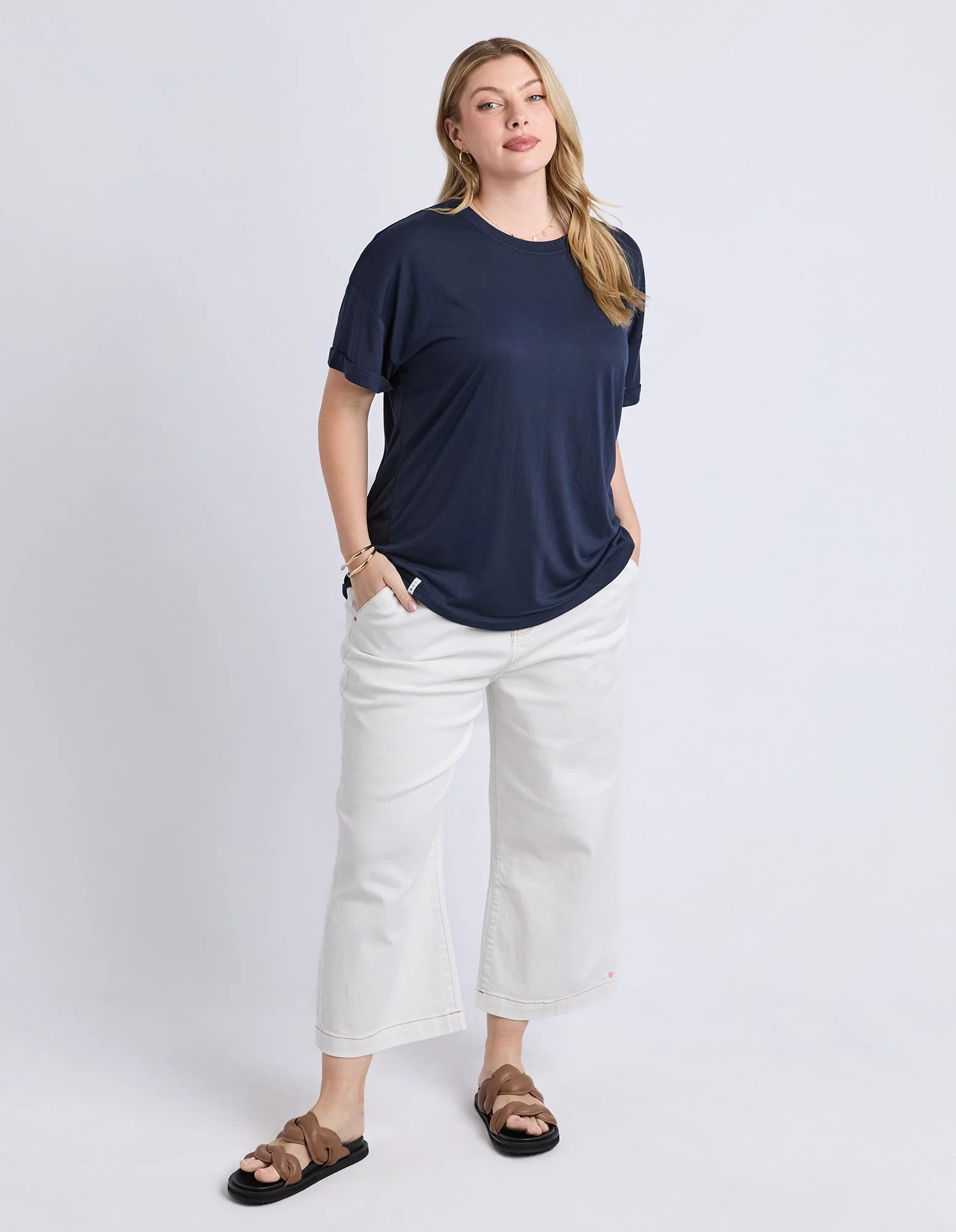 Fiesta Short Sleeve Tee Navy - Image 2