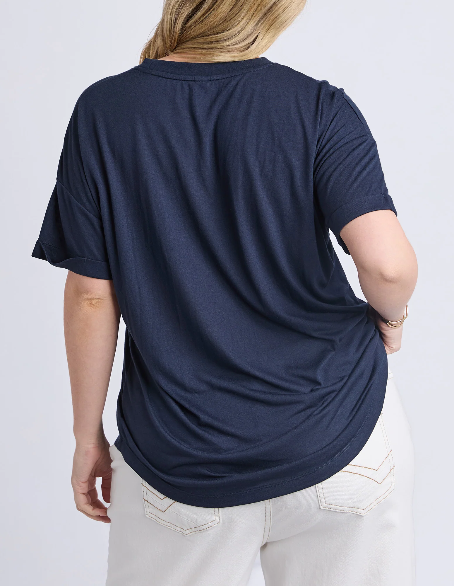 Fiesta Short Sleeve Tee Navy - Image 3