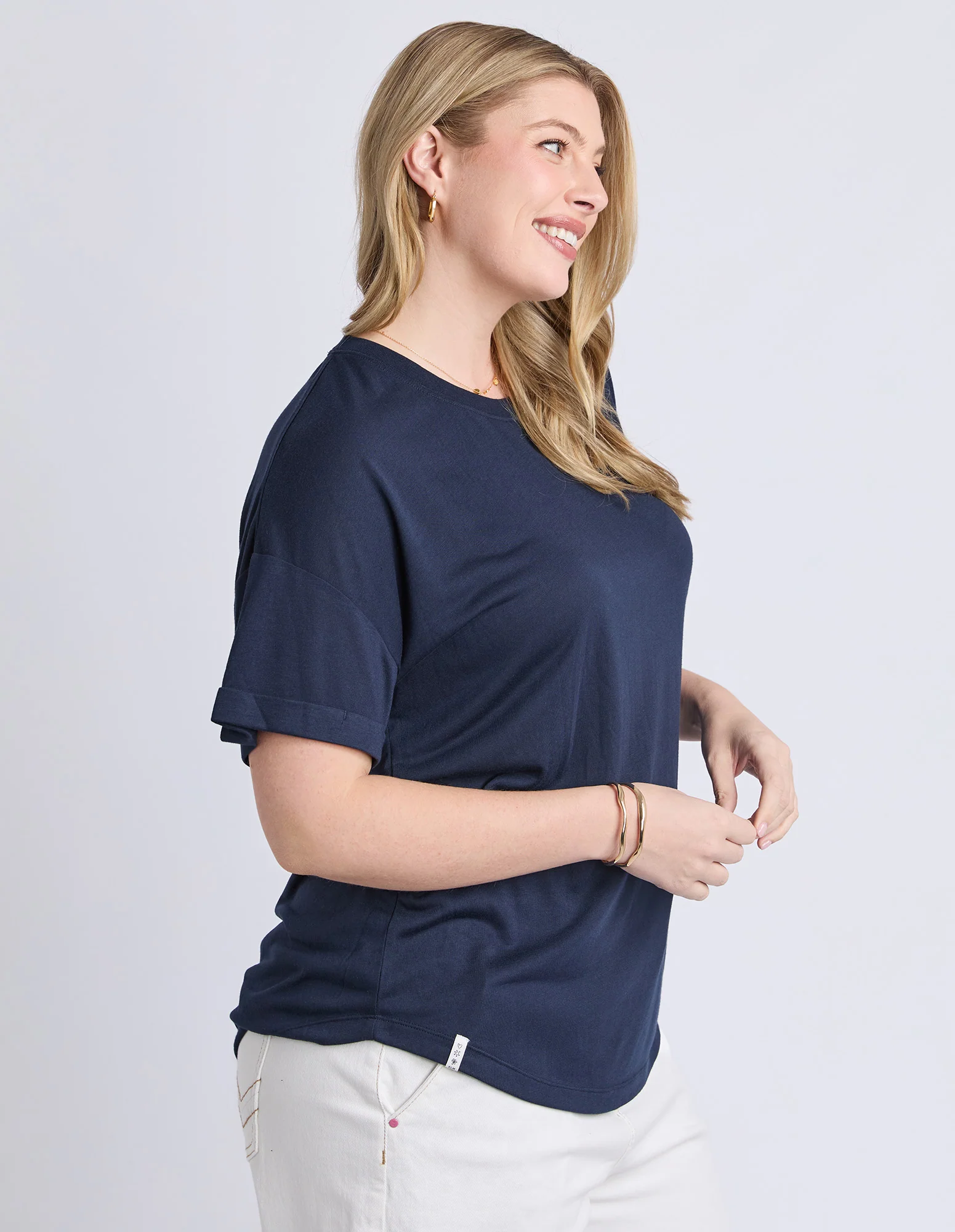 Fiesta Short Sleeve Tee Navy - Image 4