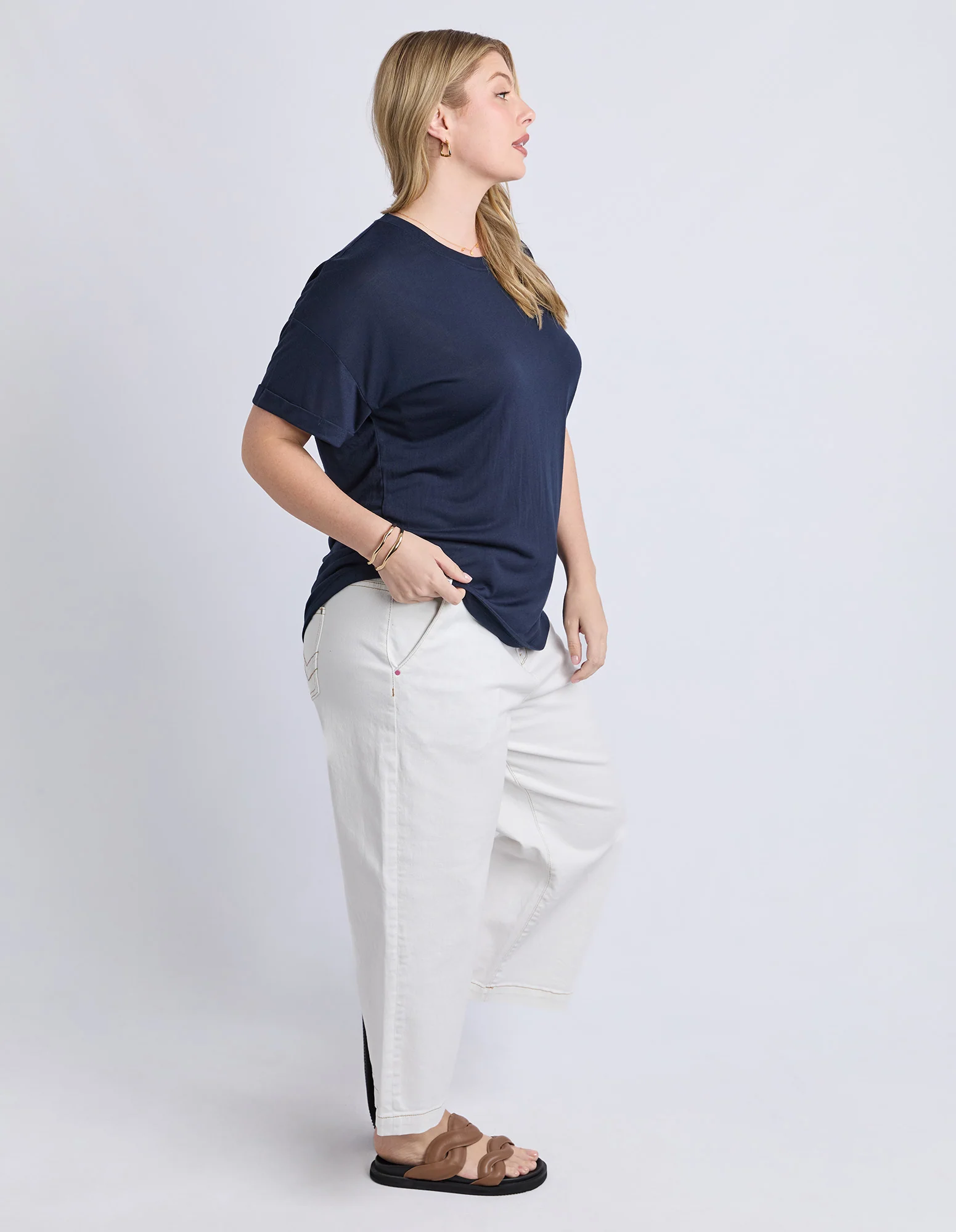 Fiesta Short Sleeve Tee Navy - Image 6