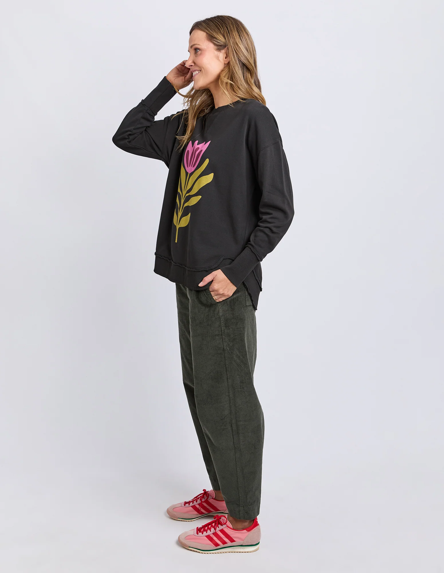 Fiore Crew Washed Black - Image 11