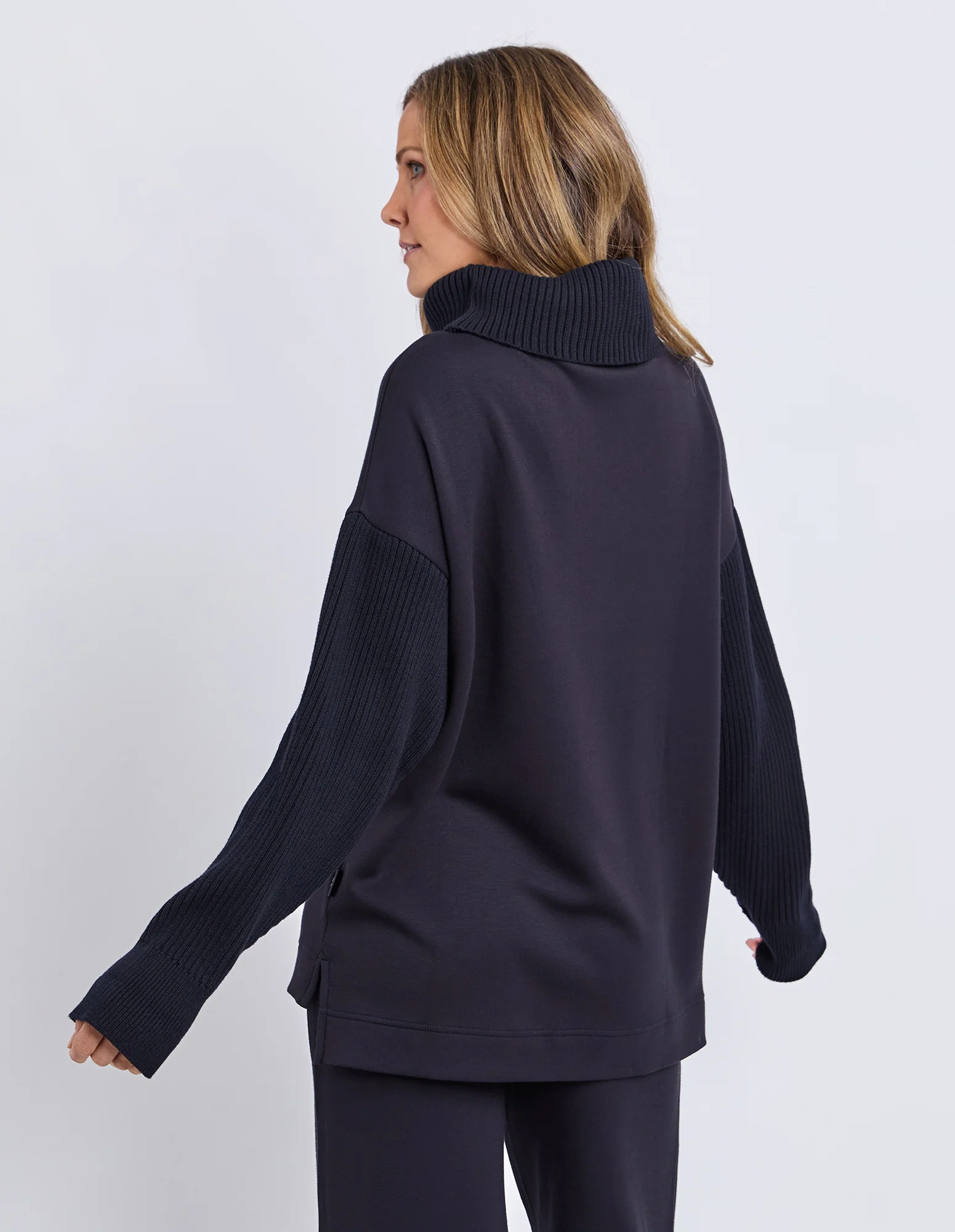 Freedom Cowl Neck Midnight Navy - Image 5