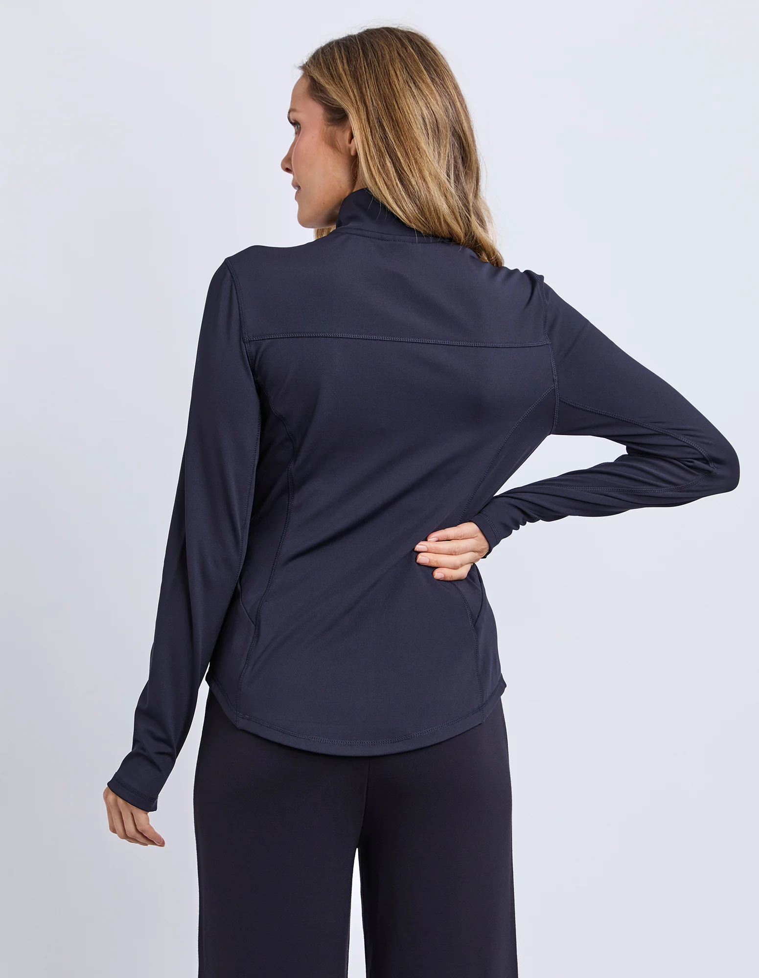 Freedom Zip Through Jacket Midnight Navy - Image 5