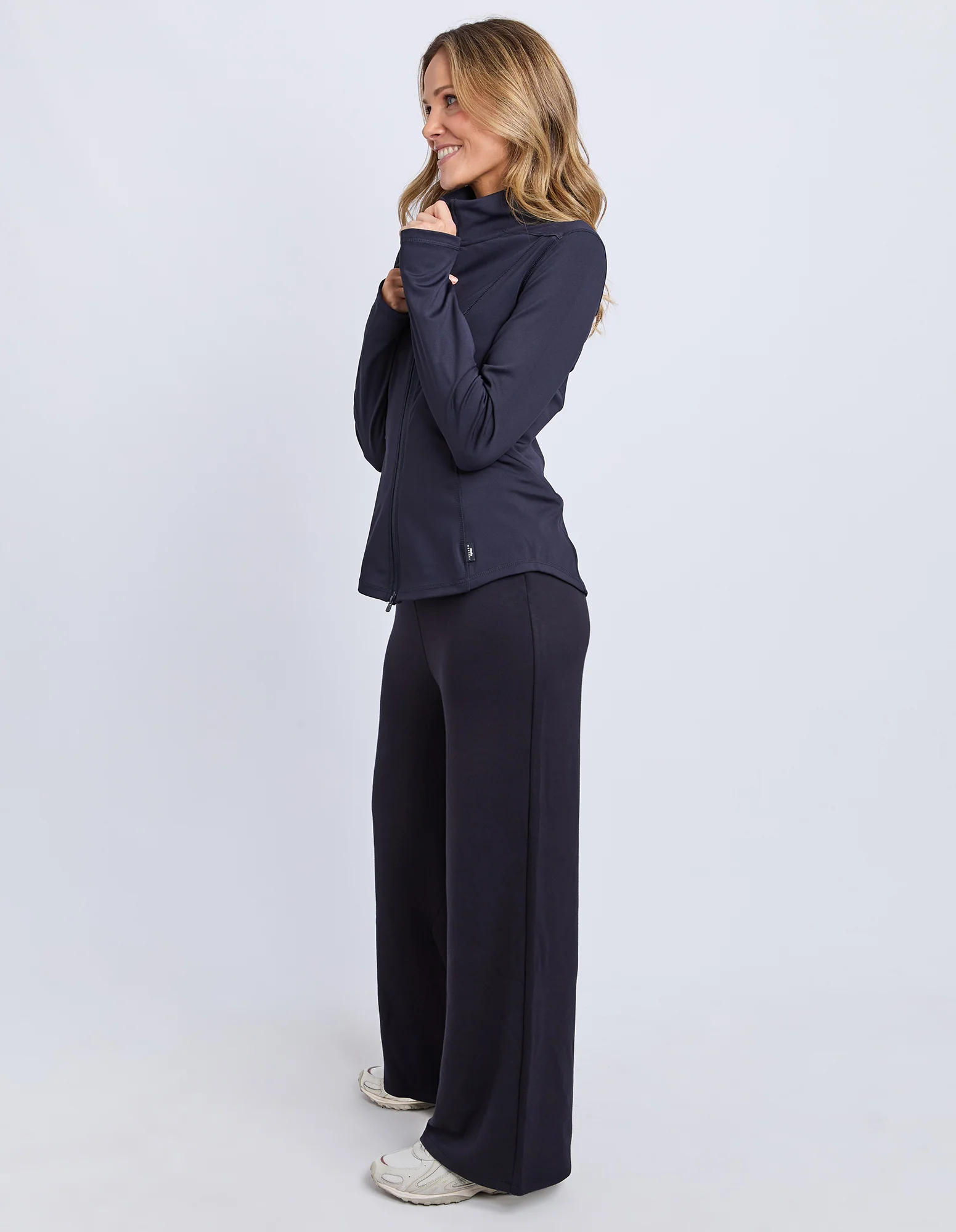 Freedom Zip Through Jacket Midnight Navy - Image 8