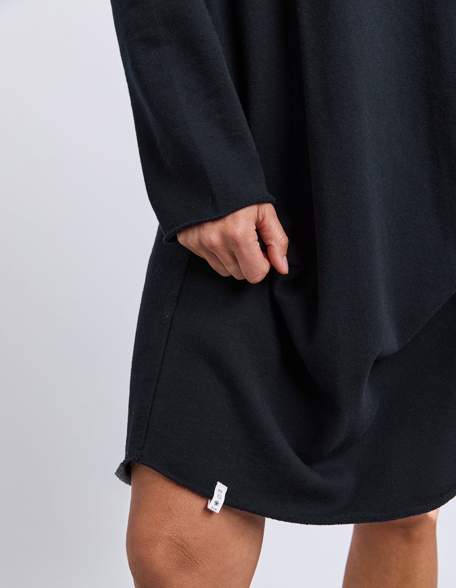 Gab Long Sleeve Dress Black - Image 6