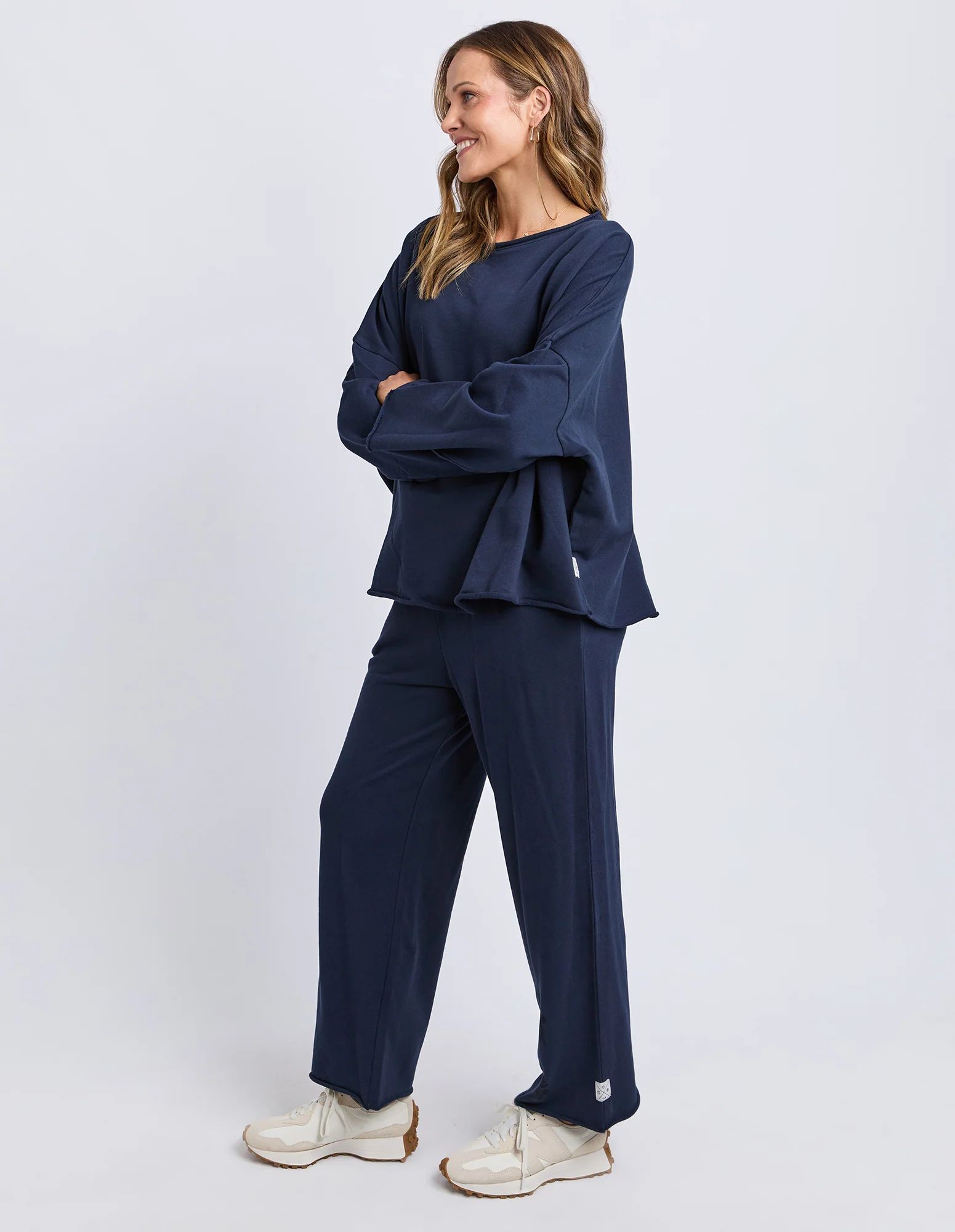Gab Long Sleeve Sweat Dark Sapphire - Image 7