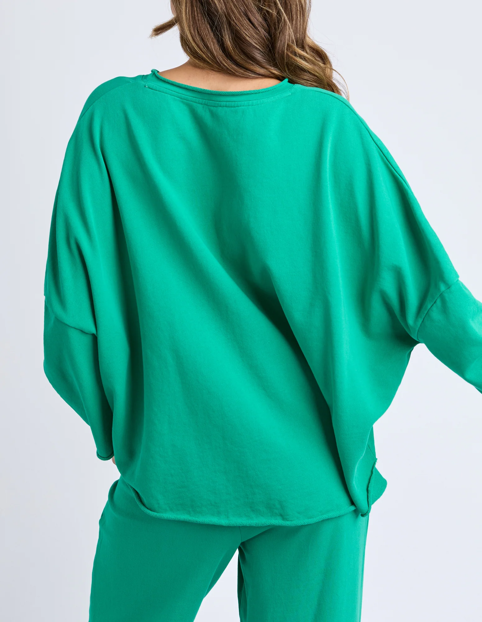 Gab Long Sleeve Sweat Turquoise - Image 4