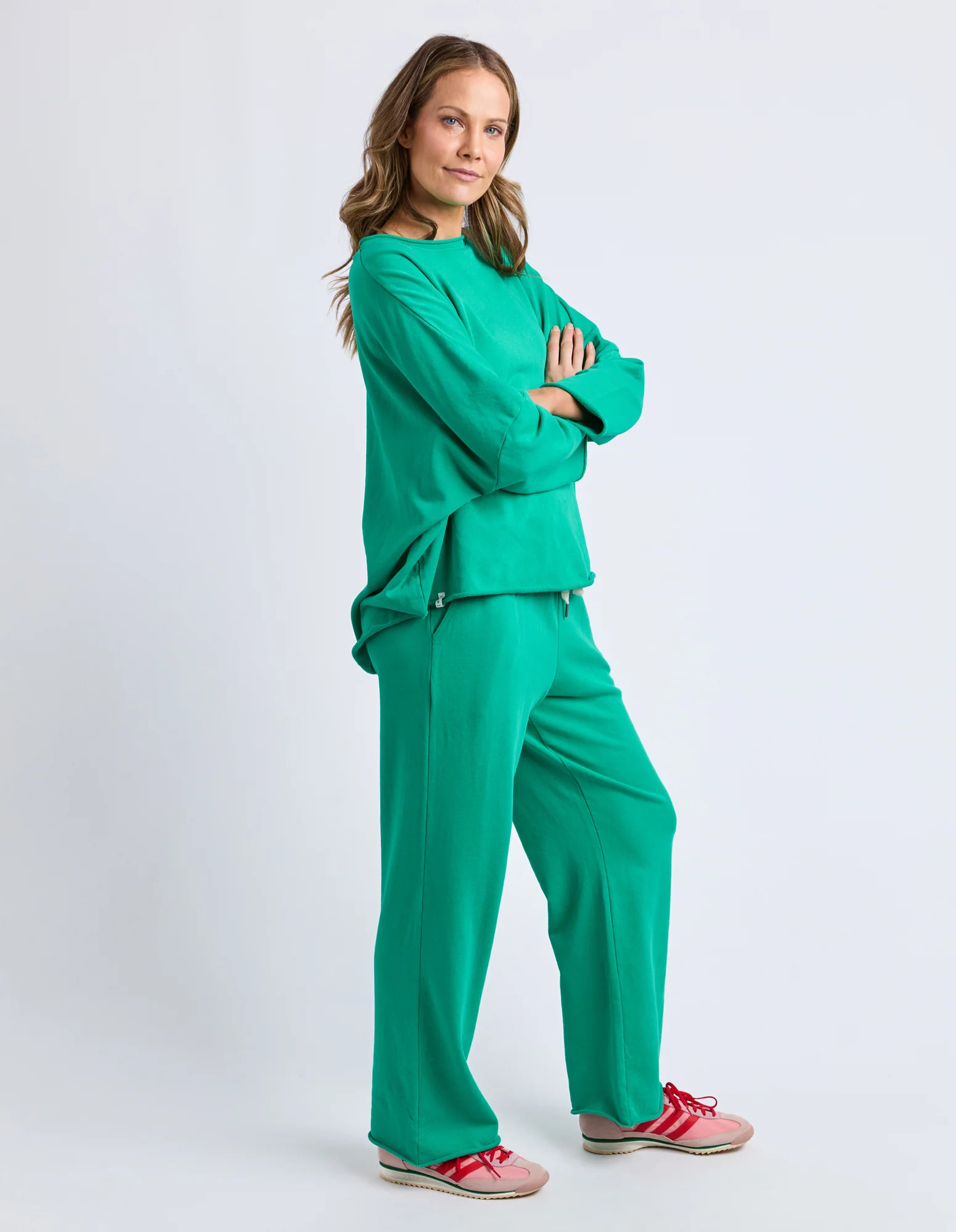 Gab Long Sleeve Sweat Turquoise - Image 7