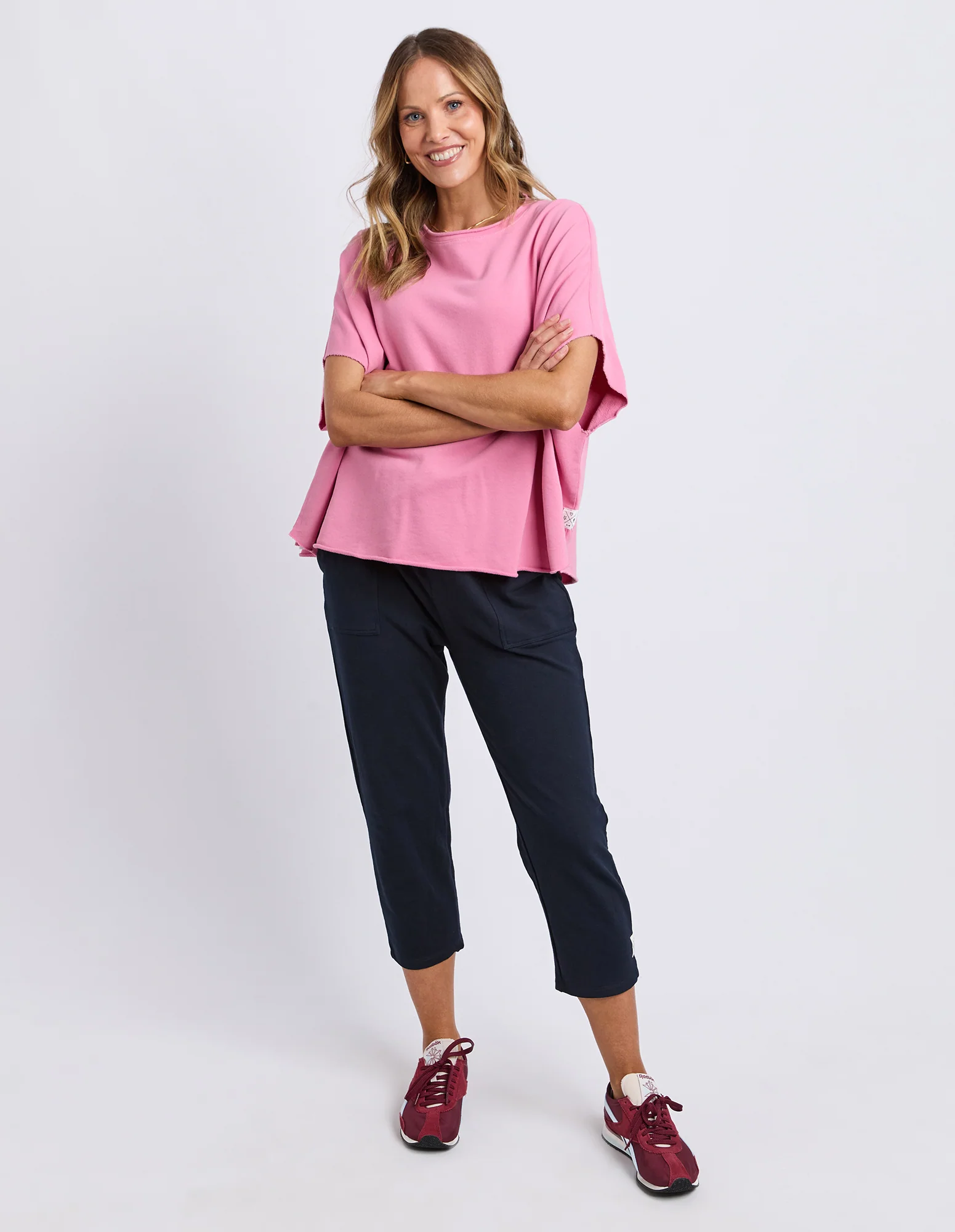 Gab Short Sleeve Sweat Quartz Pink - Image 2