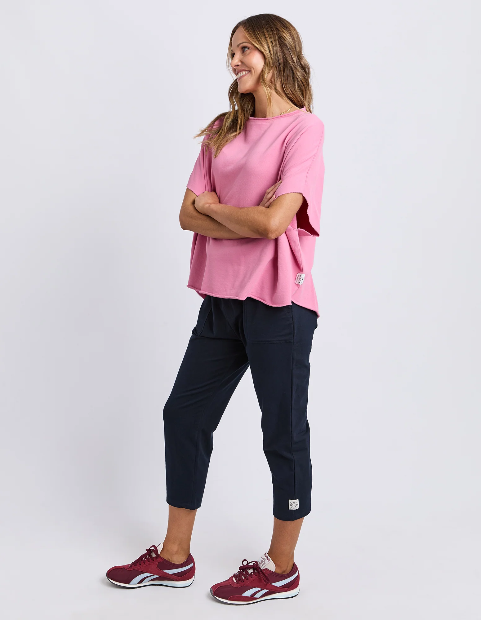 Gab Short Sleeve Sweat Quartz Pink - Image 6