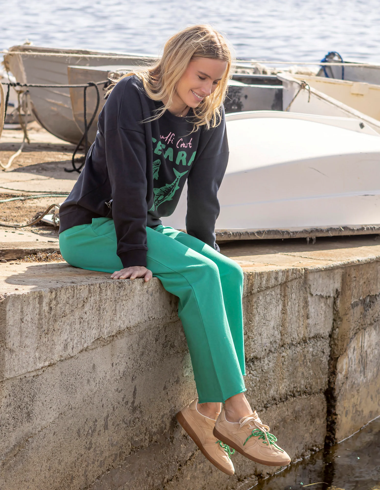Gab Trackpant Turquoise