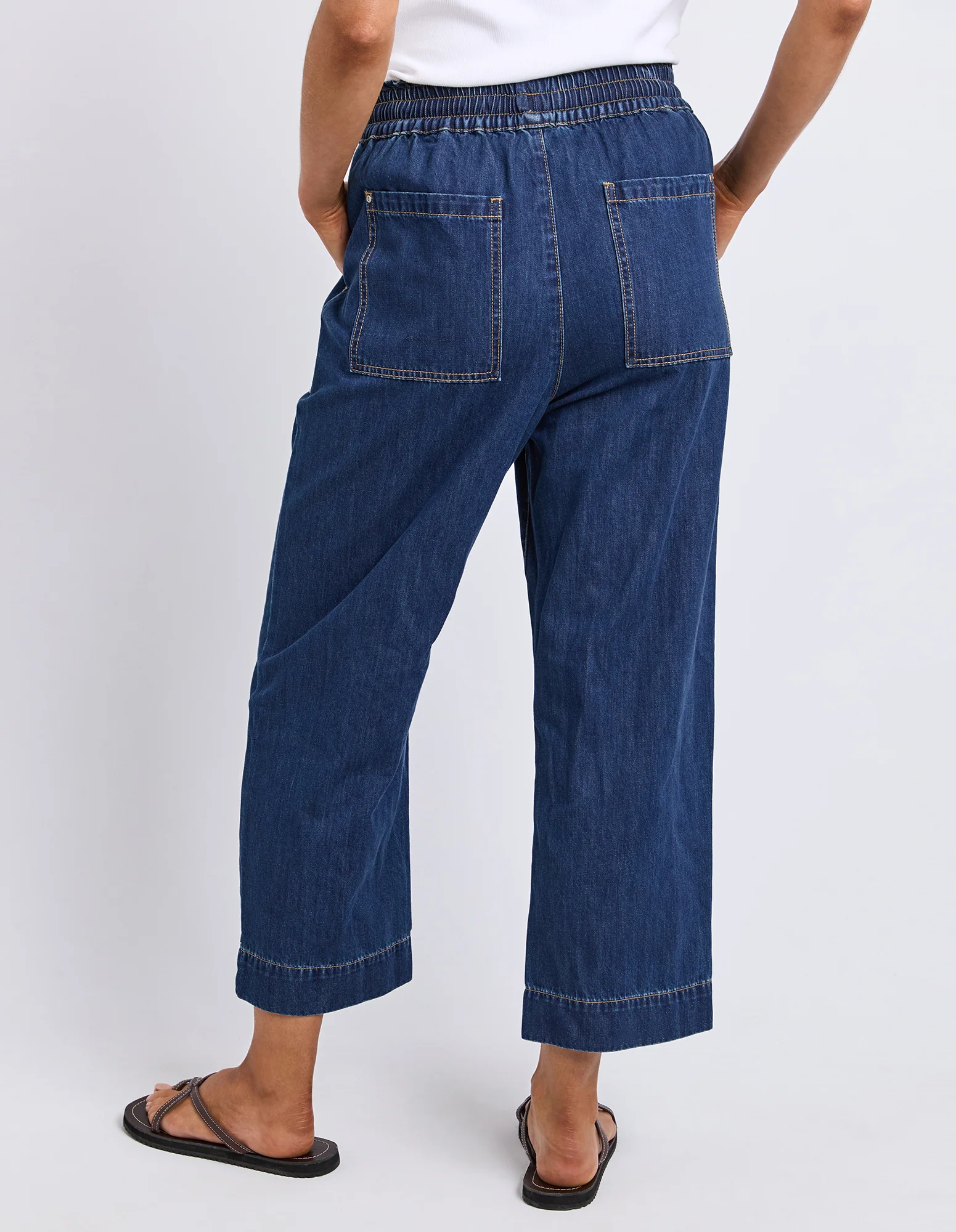 Greta Slim Leg Denim Pant Extra Dark Wash - Image 3