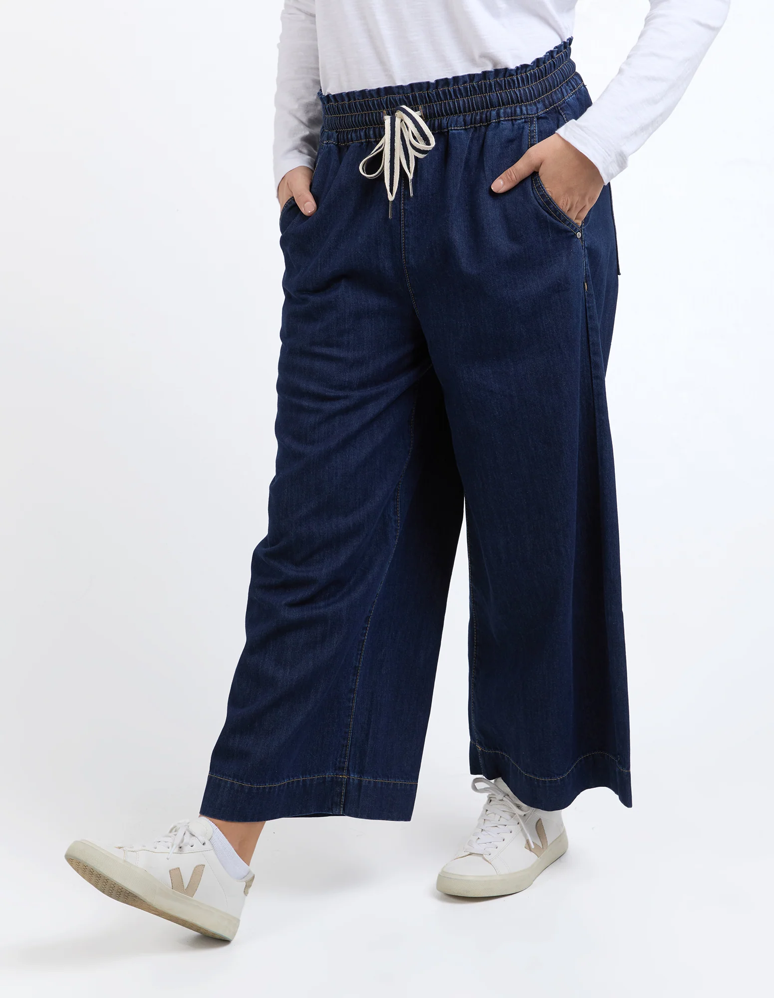 Greta Wide Leg Pant Extra Dark Wash - Image 5