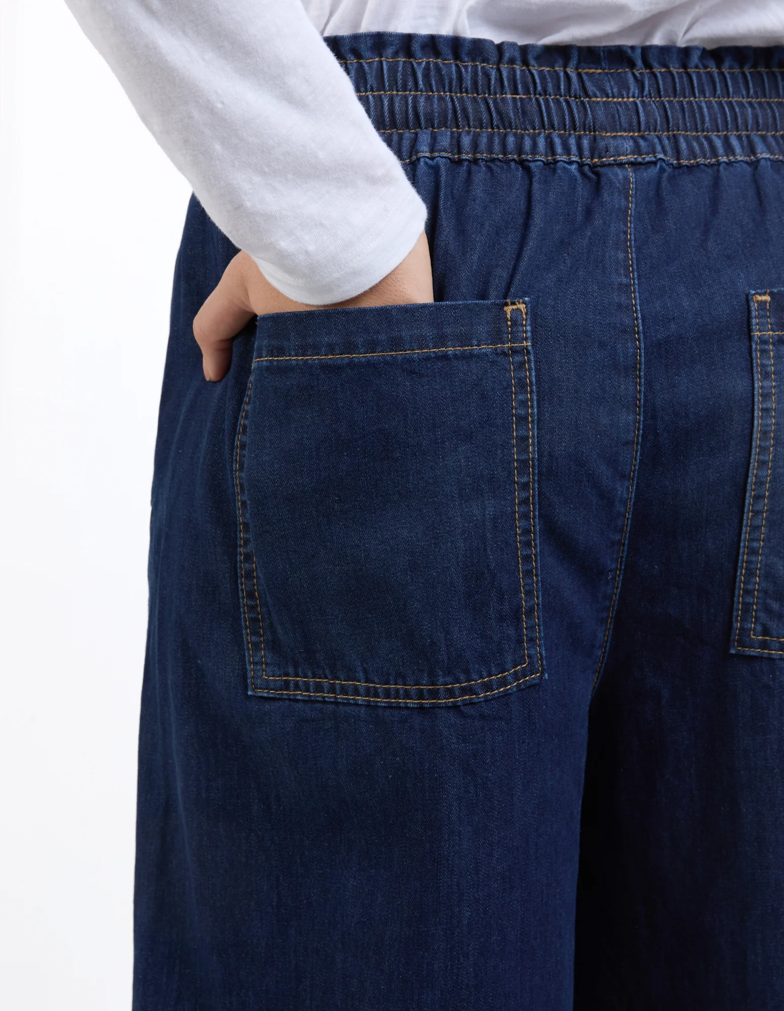 Greta Wide Leg Pant Extra Dark Wash - Image 6
