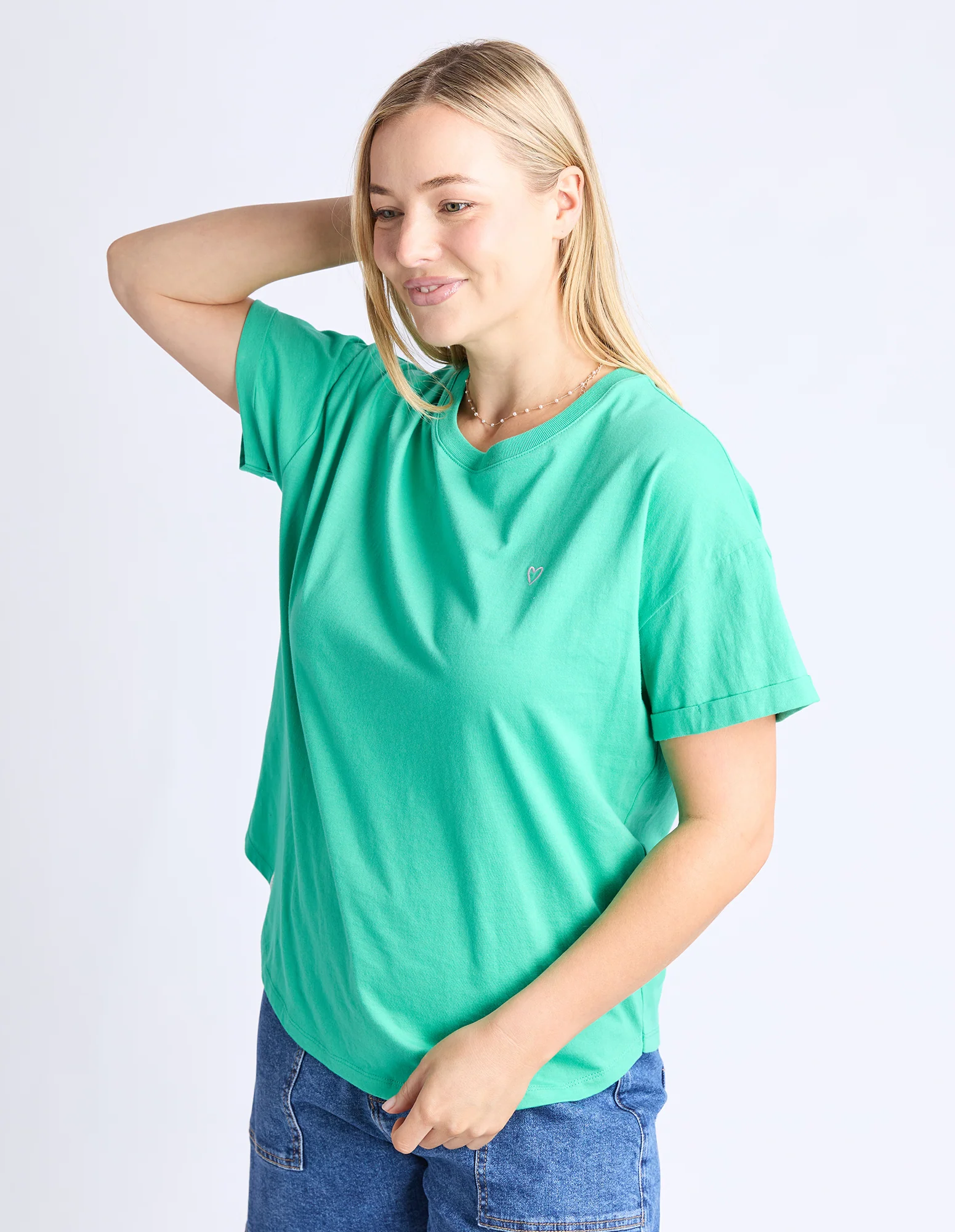 Halli Tee Gumdrop Green - Image 4