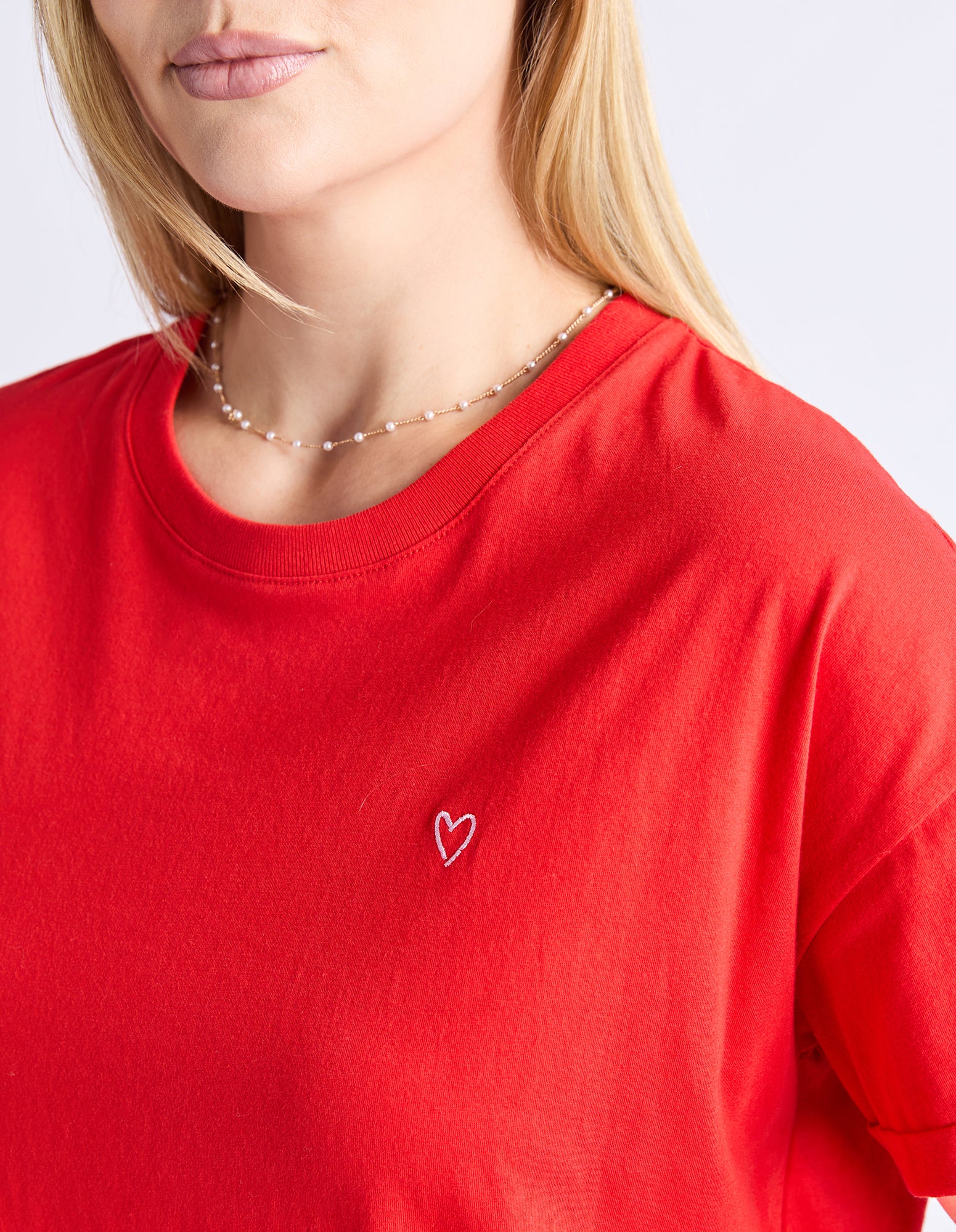 Halli Short Sleeve Tee Poppy - Image 5