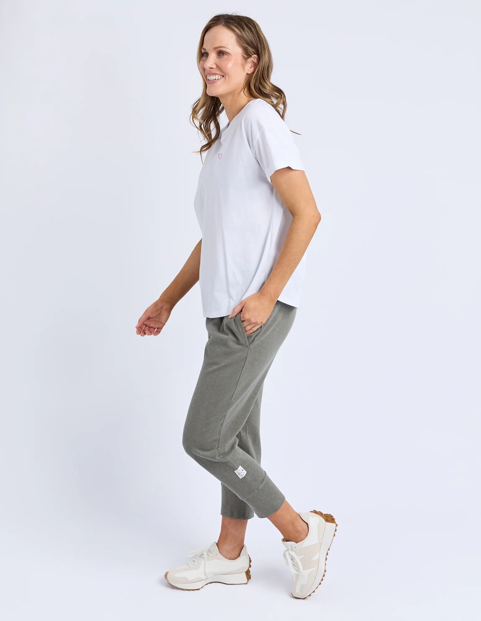Halli Short Sleeve Tee White - Image 6