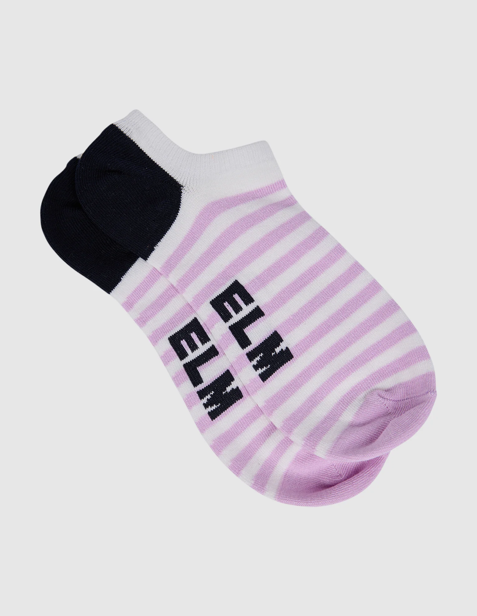 Harmony No Show Sock 2pk Mauve Mist Solids - Image 3