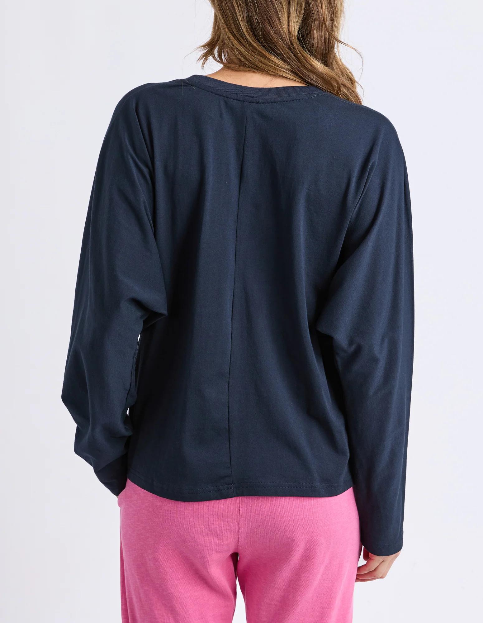 Hayden L/S Tee Dark Sapphire - Image 3