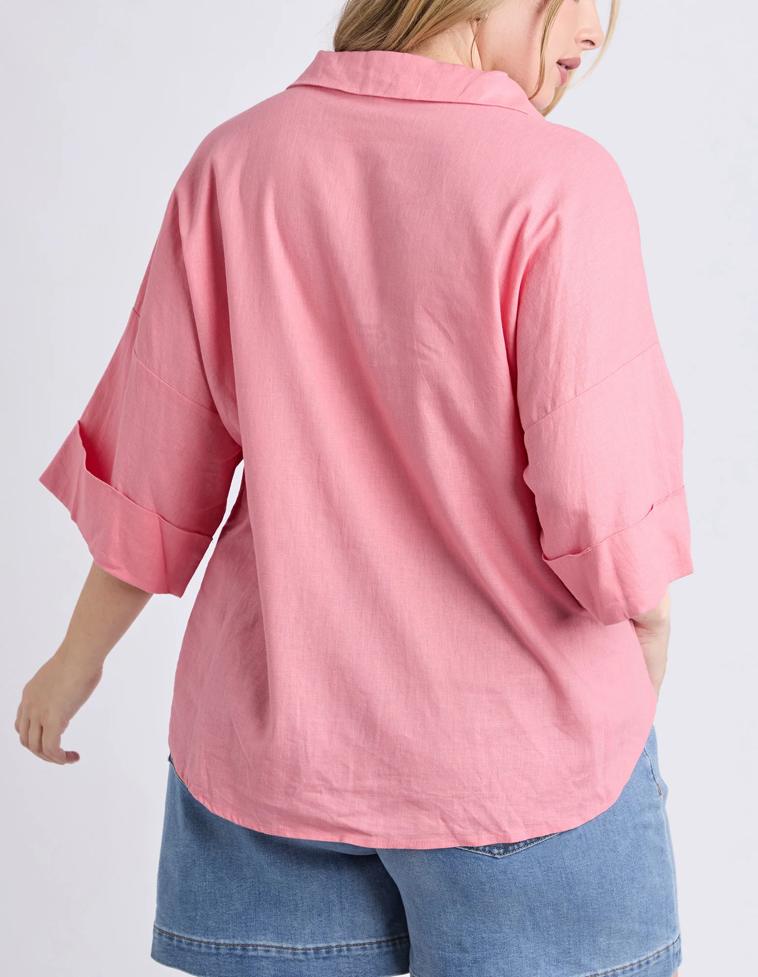 Holiday Shirt Geranium Pink - Image 10