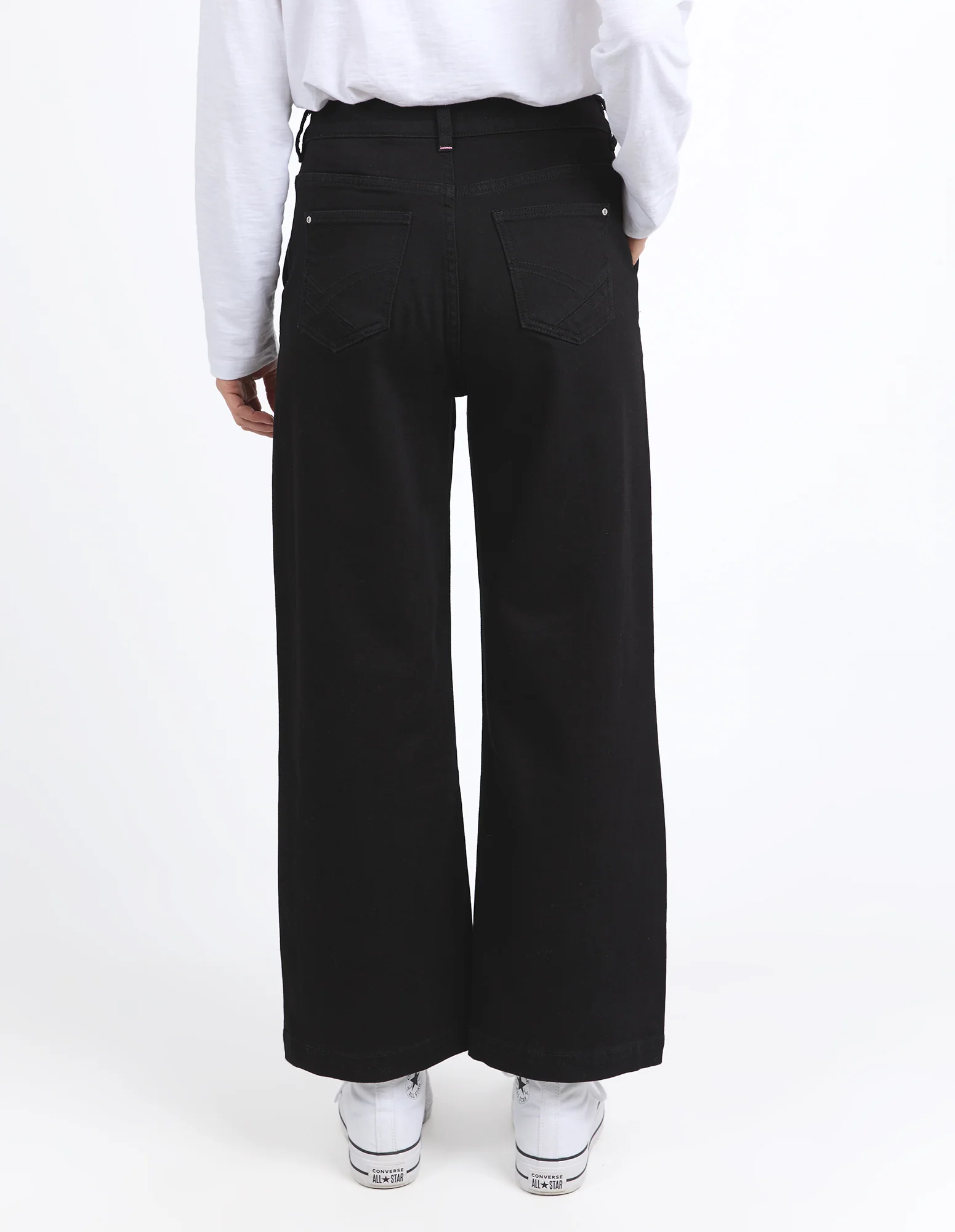 Izzy Wide Leg Jean Black Wash - Image 3
