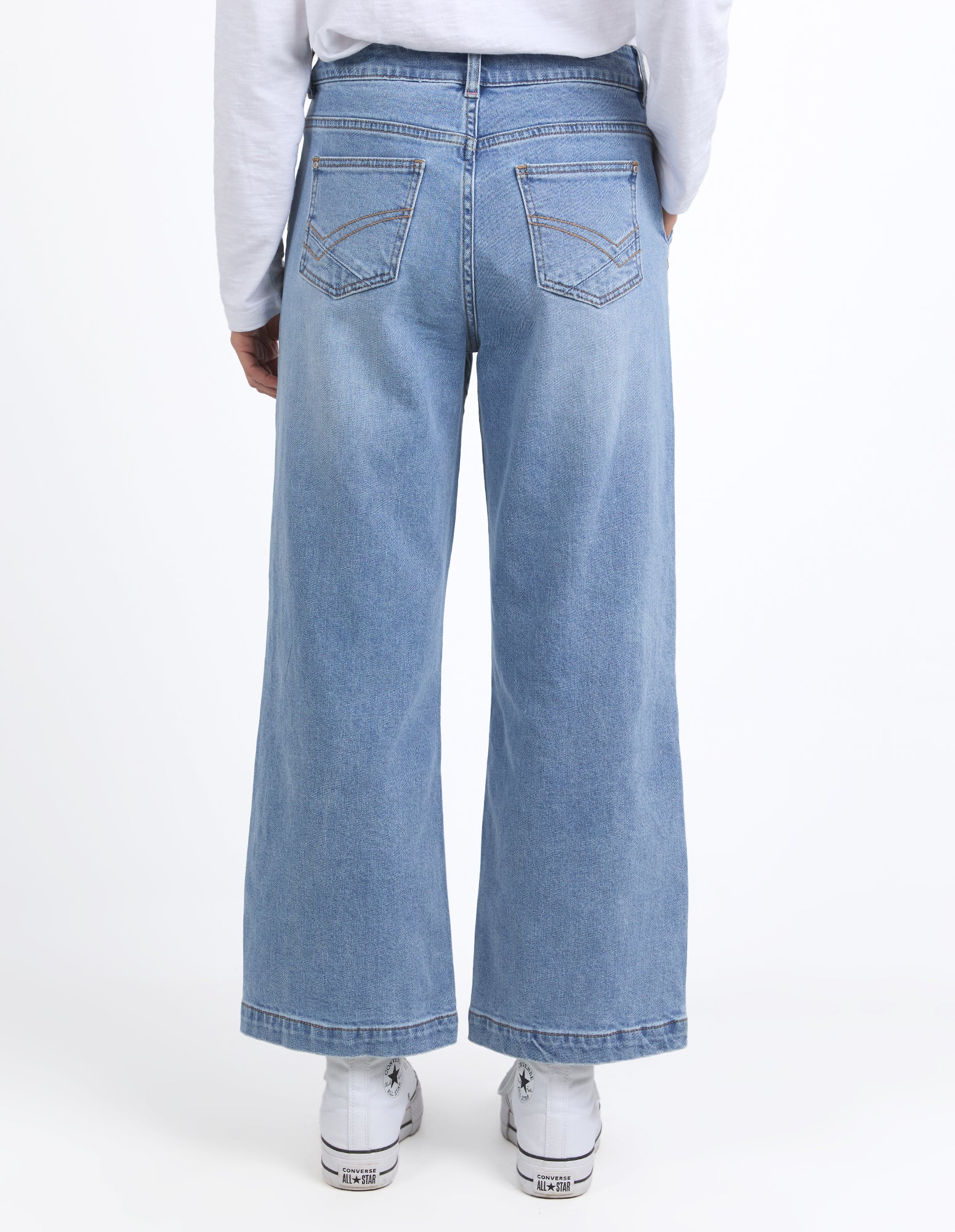 Izzy Wide Leg Jean Vintage Blue Wash - Image 3