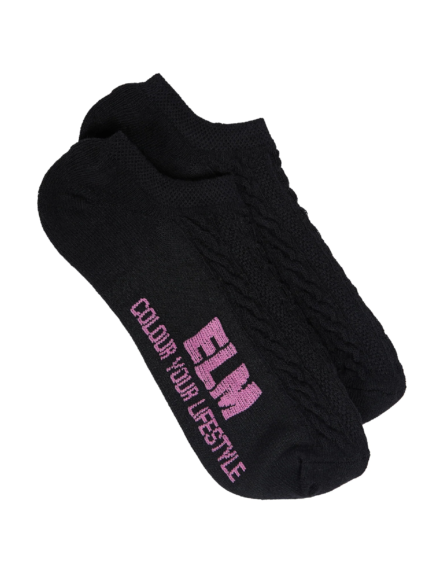 Jaquard 3 Pack Socks Merlot - Image 3