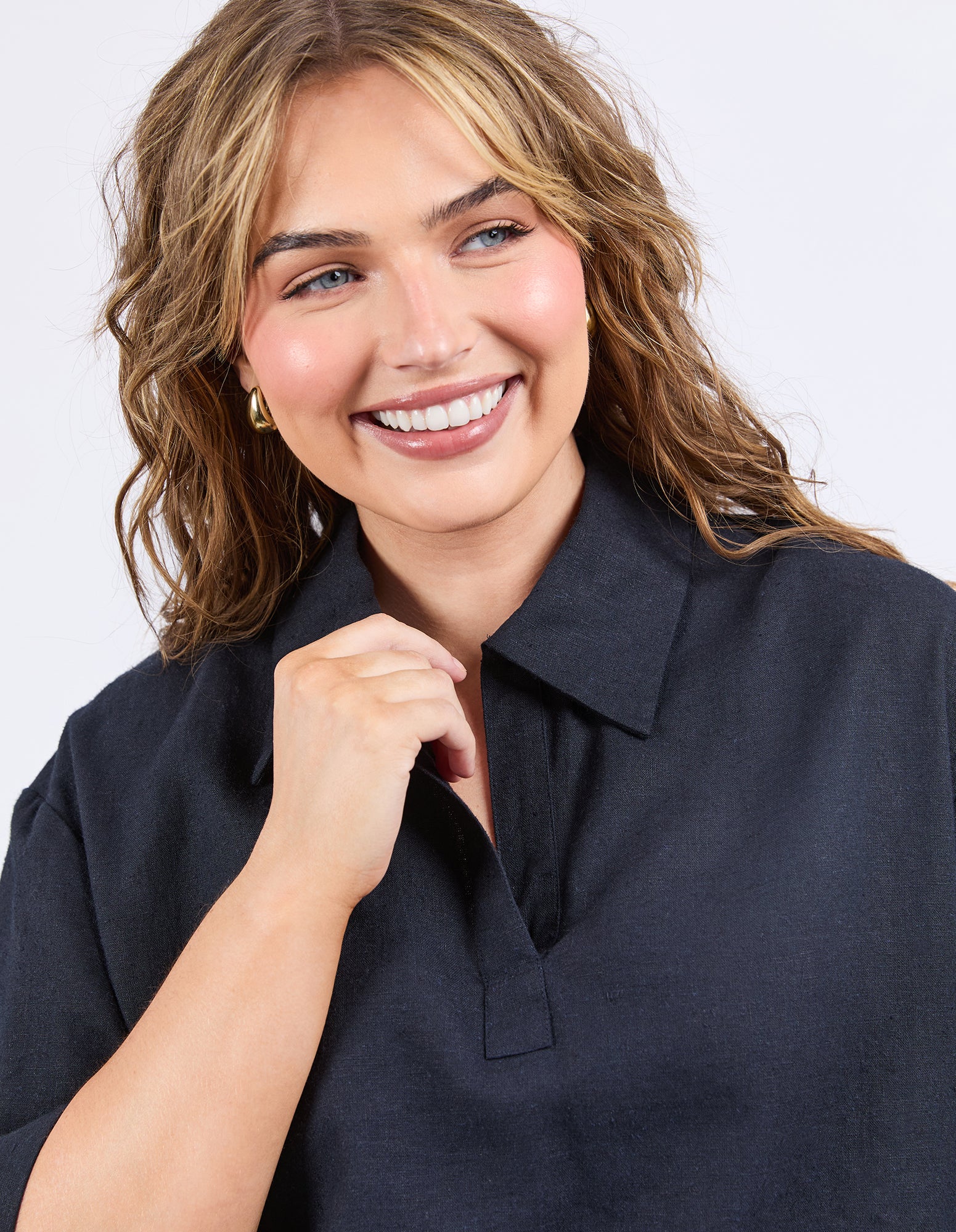 Jamila Shirt Dark Sapphire - Image 5