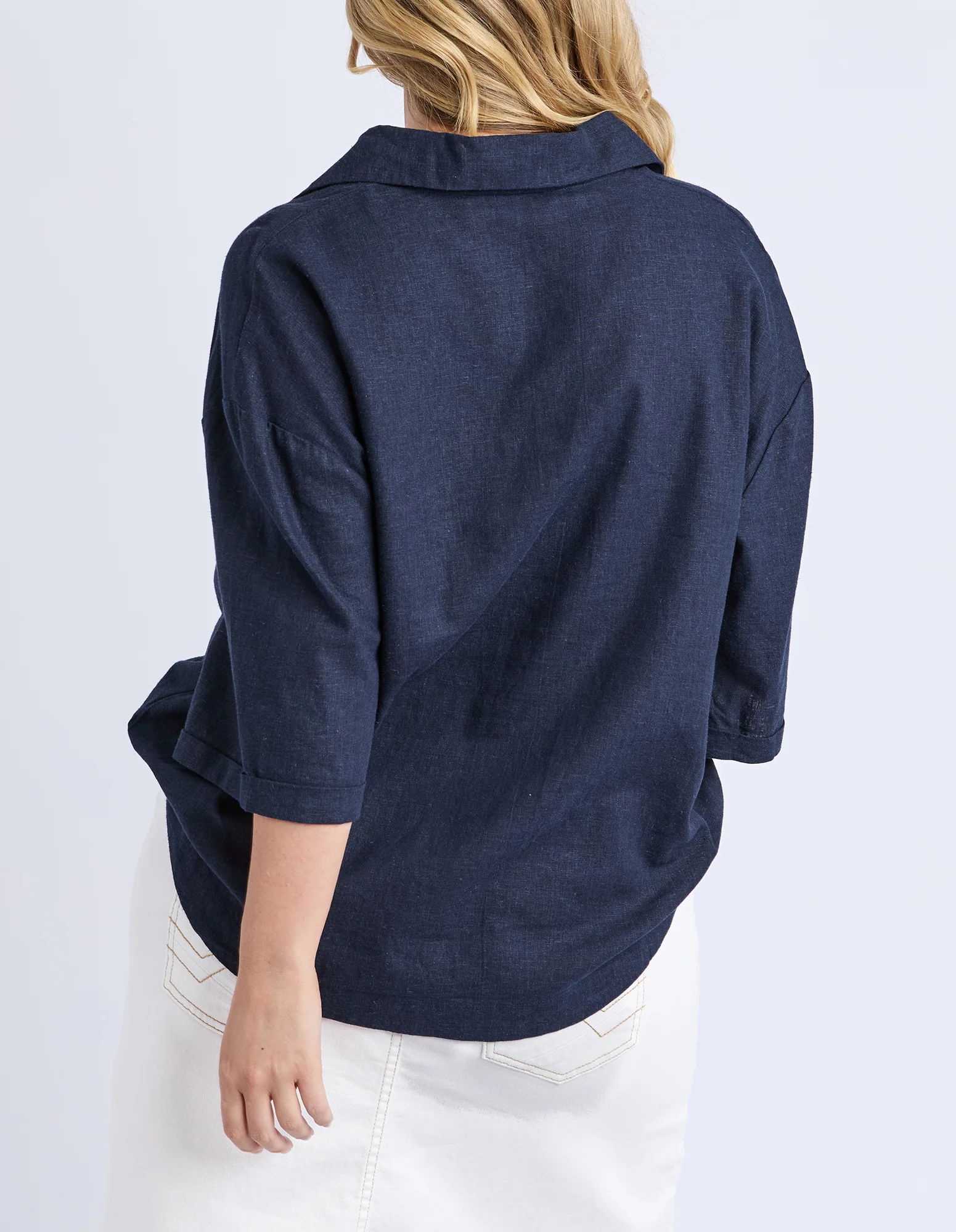 Jamila Shirt Dark Sapphire - Image 9