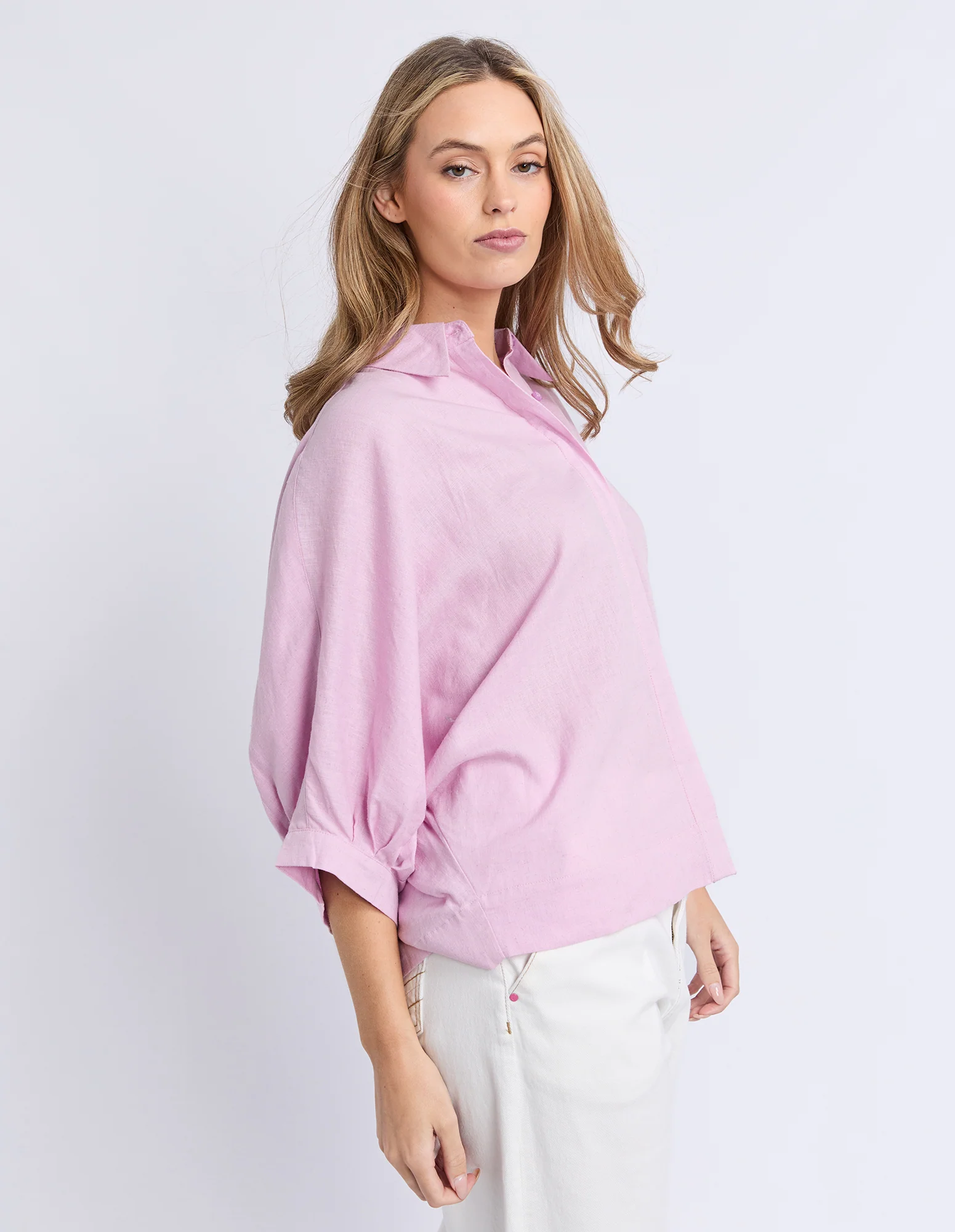 Jemima Shirt Dusk Pink - Image 4