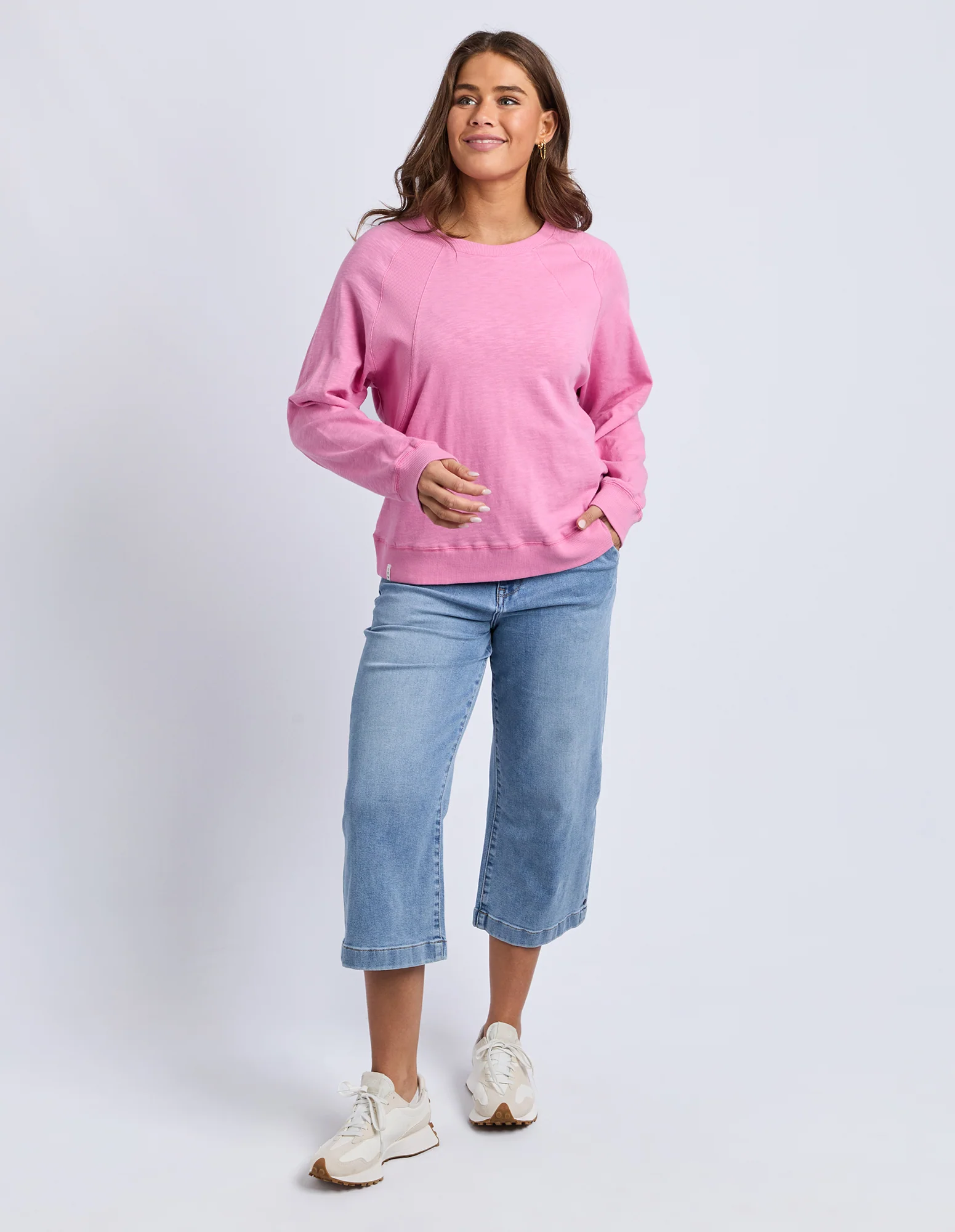 Kinsley Long Sleeve Sweat Quartz Pink - Image 2