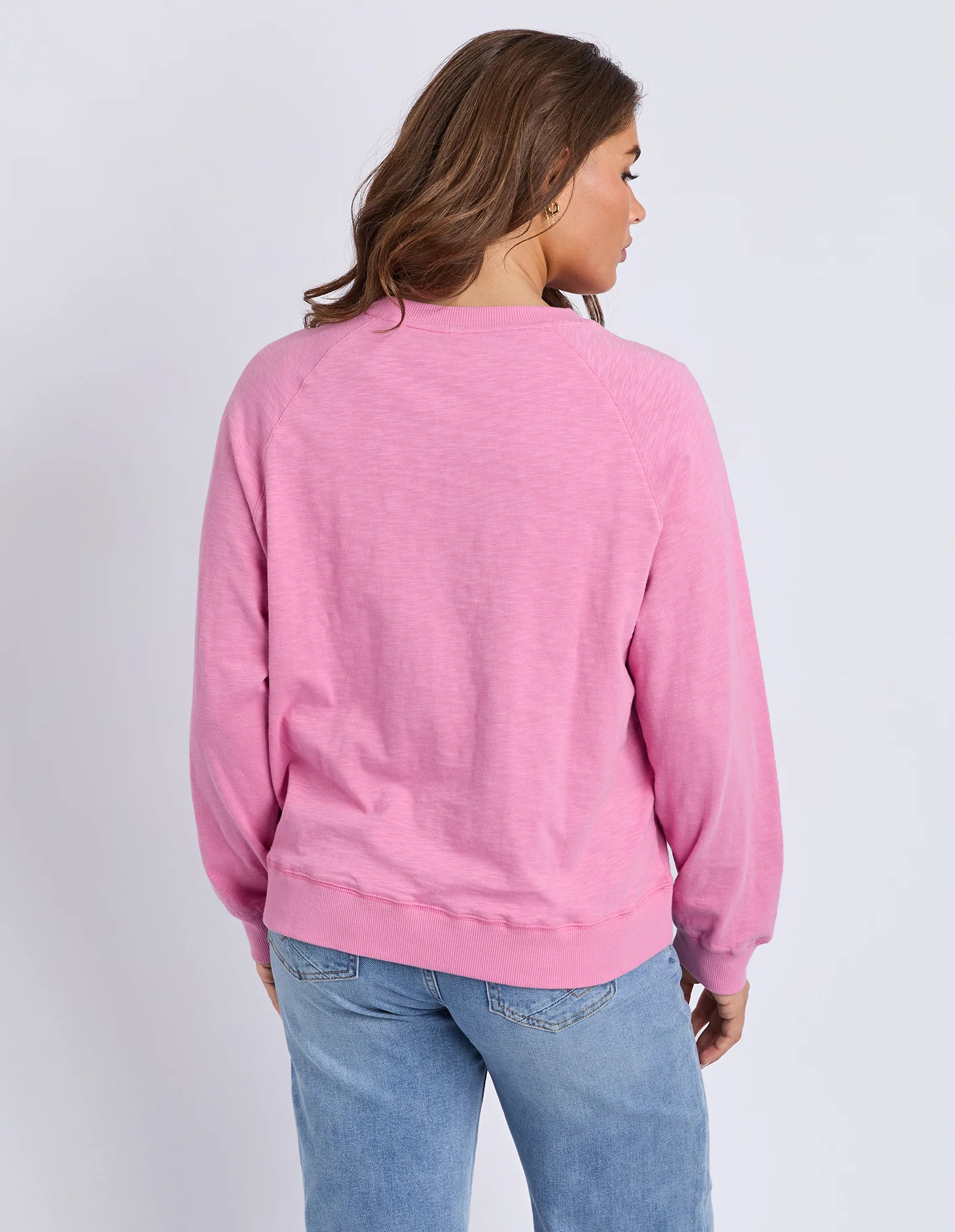 Kinsley Long Sleeve Sweat Quartz Pink - Image 3