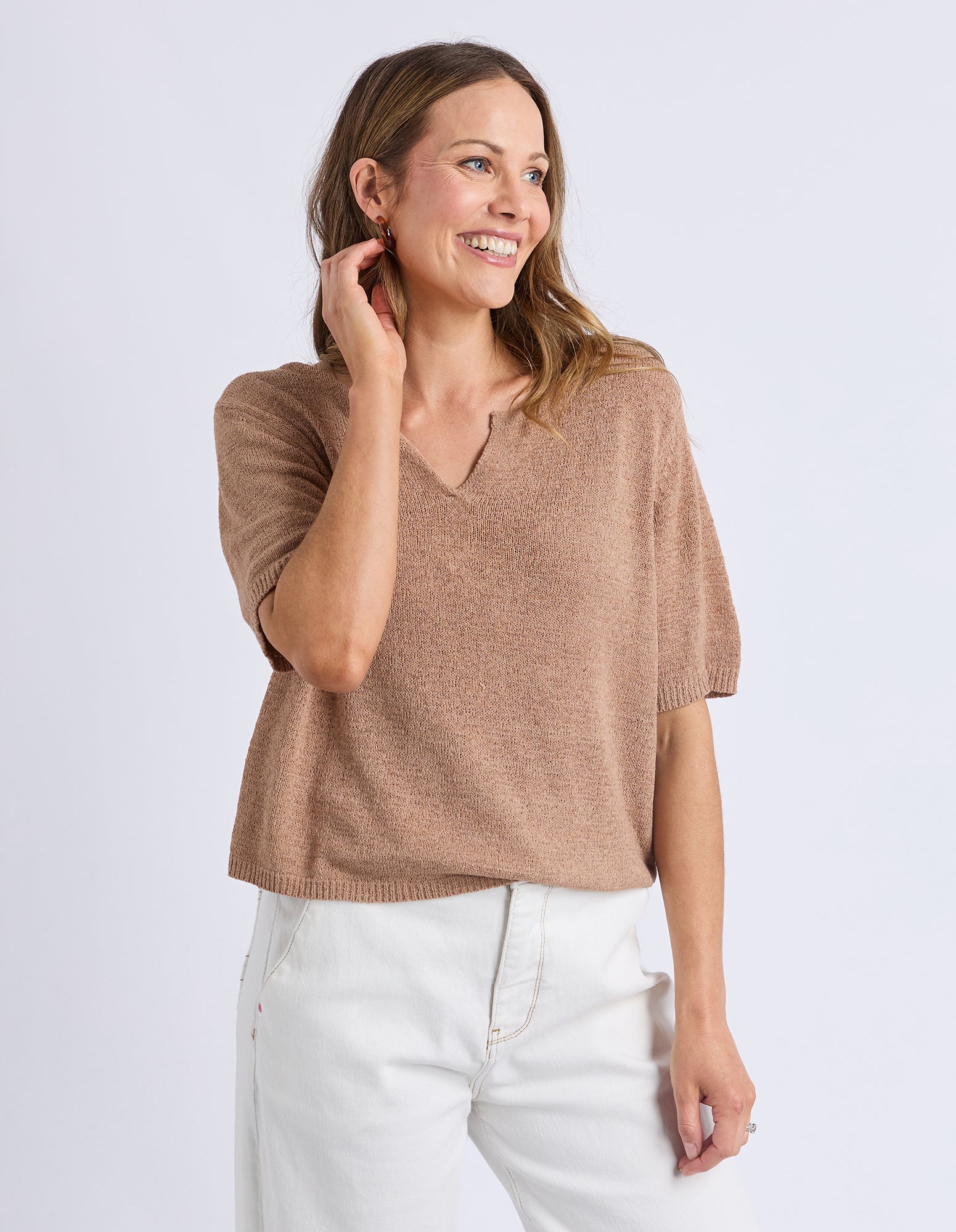 Knit Tee Natural - Image 10