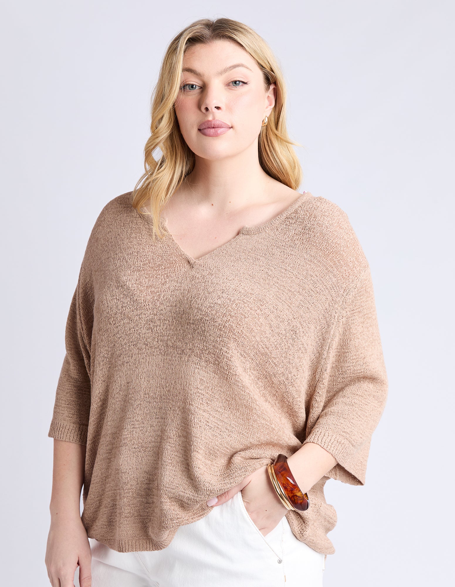 Knit Tee Natural - Image 5